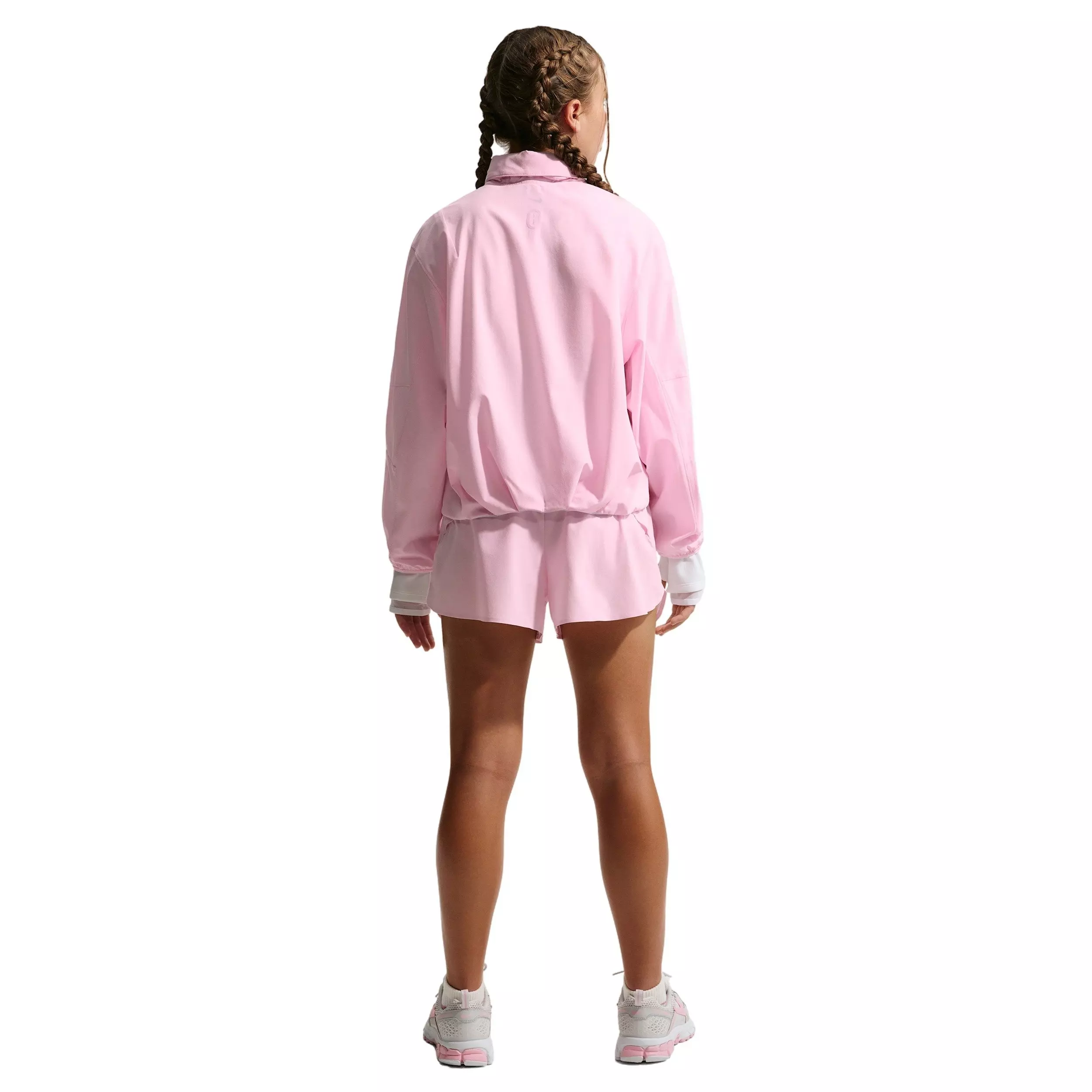 Nike Big Girls' MAVN Water-Repellent UV Woven Jacket -Pink - PINK