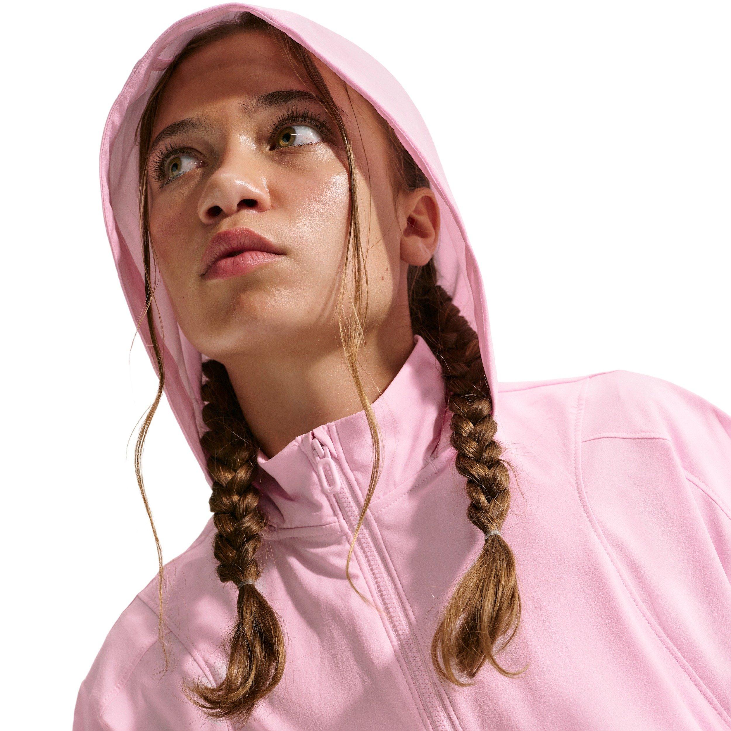 Nike Big Girls' MAVN Water-Repellent UV Woven Jacket -Pink - PINK Thumbnail View 6