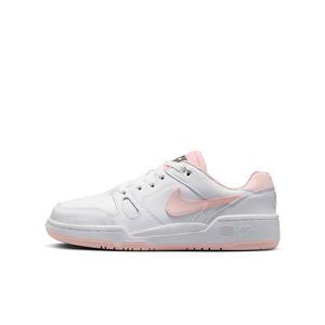 Nike Full Force Low "White/Bright Mango/Black/Echo Pink" Grade School Girls' Shoe