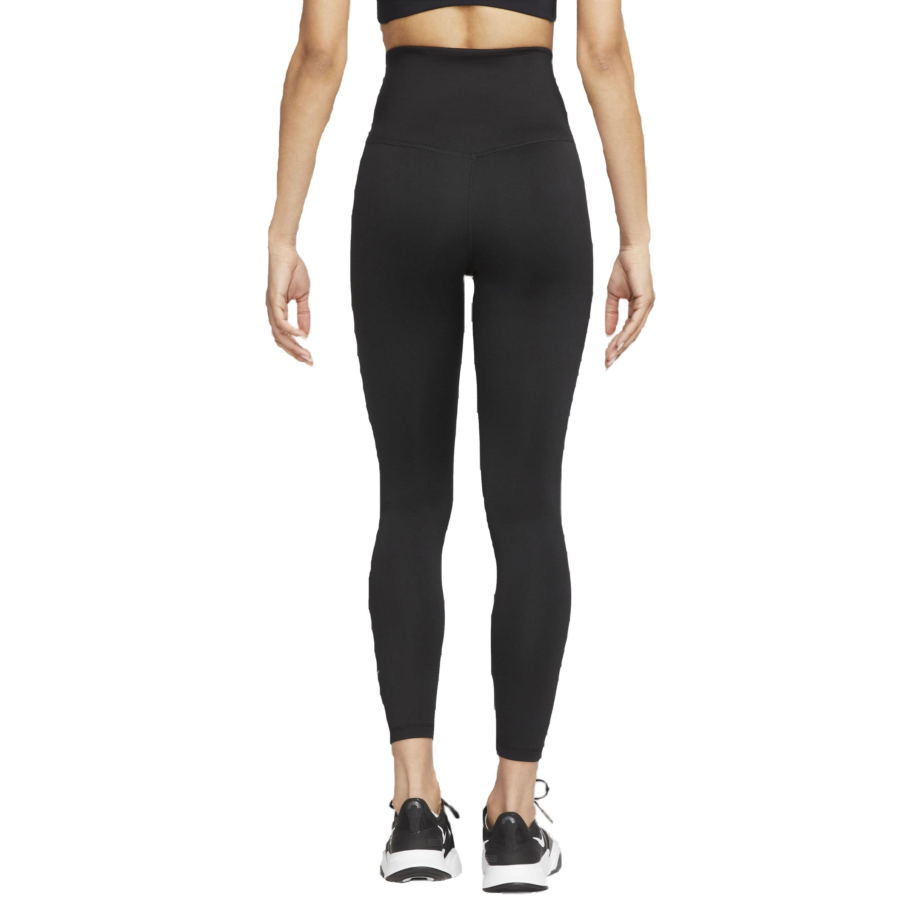 Nike Women's One Therma-FIT High-Rise 7/8 Leggings - BLACK Thumbnail View 2