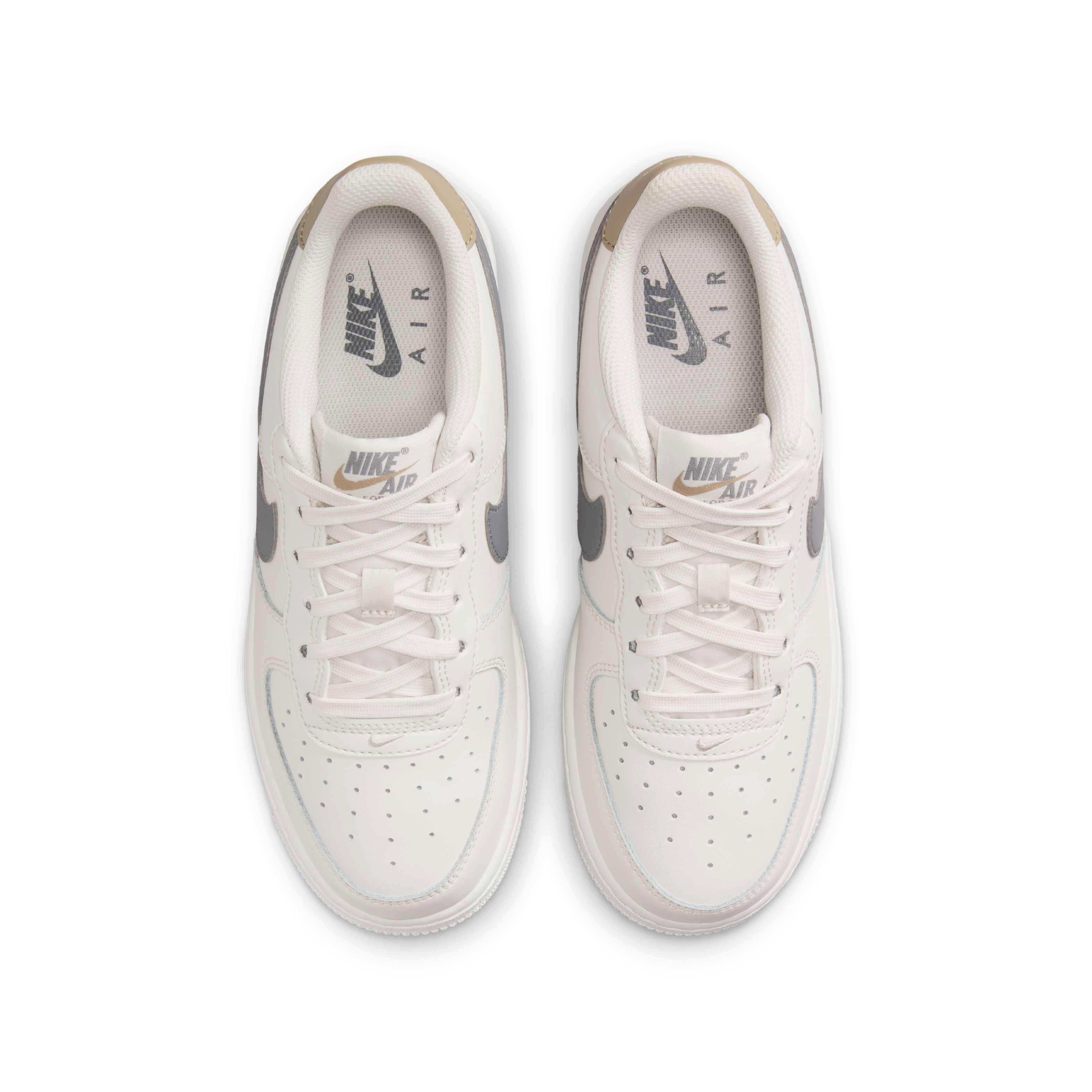 Nike Air Force 1 Grade School Boys' "Phantom/Khaki/Sail/Cool Grey" Shoe