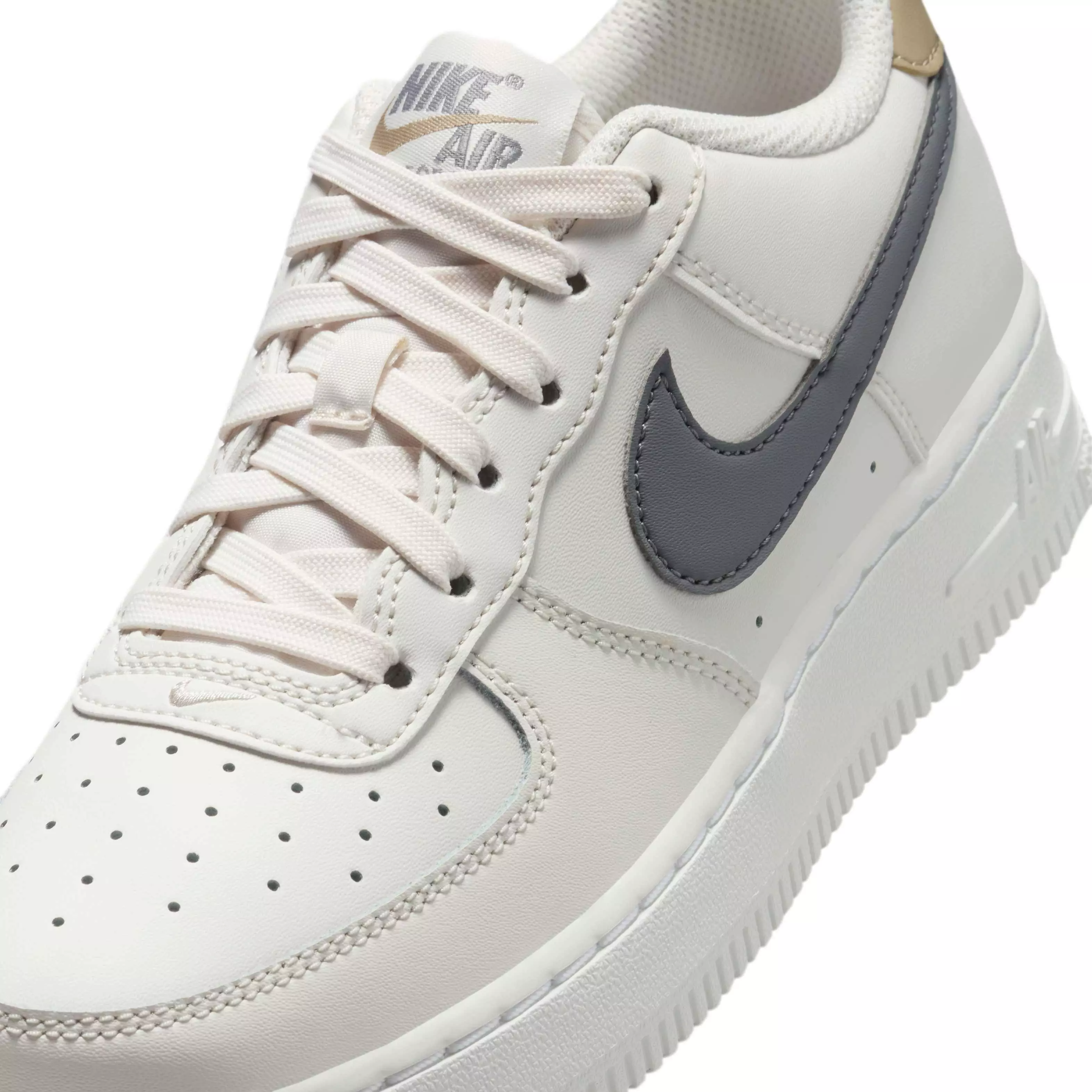 Nike Air Force 1 "Phantom/Khaki/Sail/Cool Grey" Grade School Boys' Shoe - PHANTOM/KHAKI/SAIL/GREY