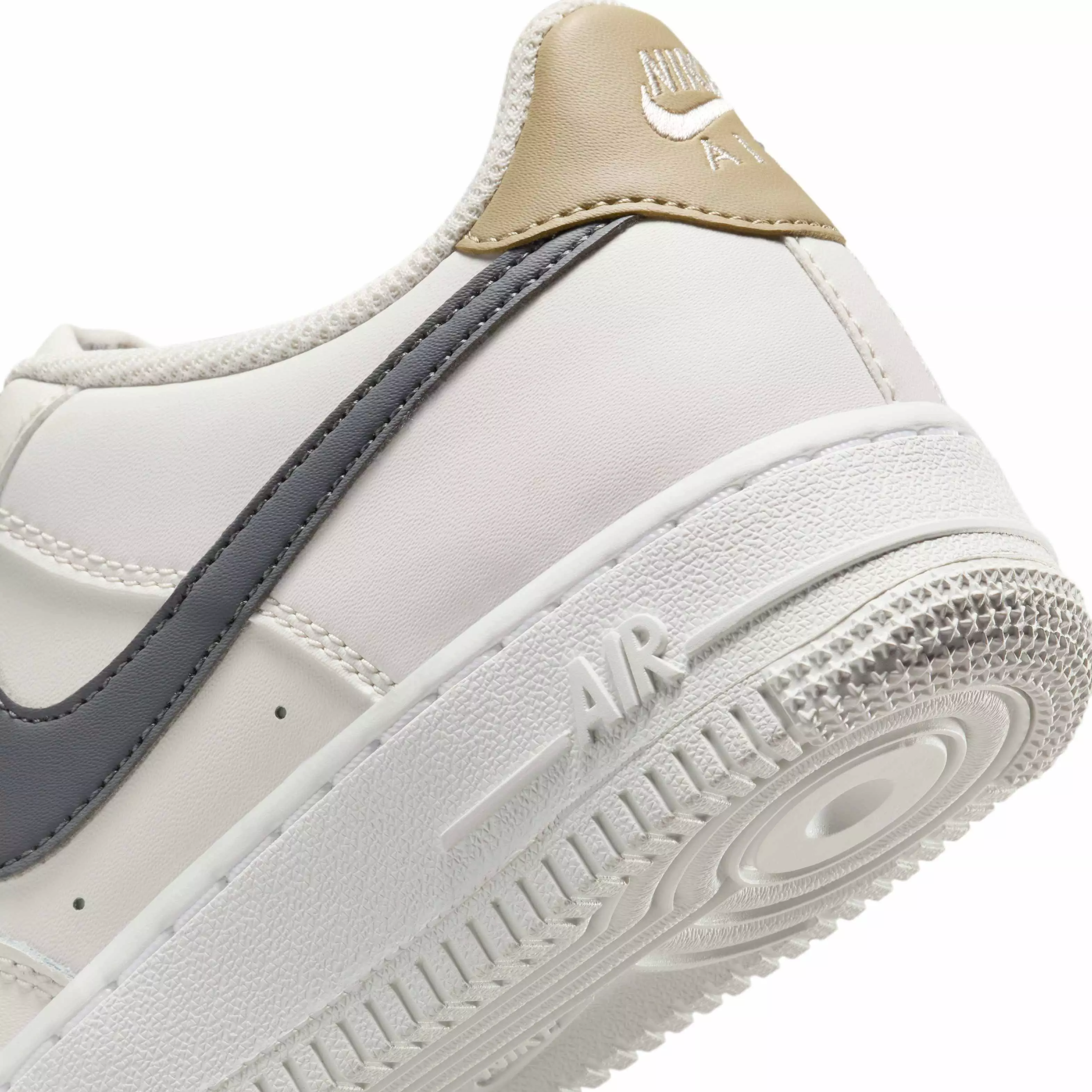Nike Air Force 1 "Phantom/Khaki/Sail/Cool Grey" Grade School Boys' Shoe - PHANTOM/KHAKI/SAIL/GREY