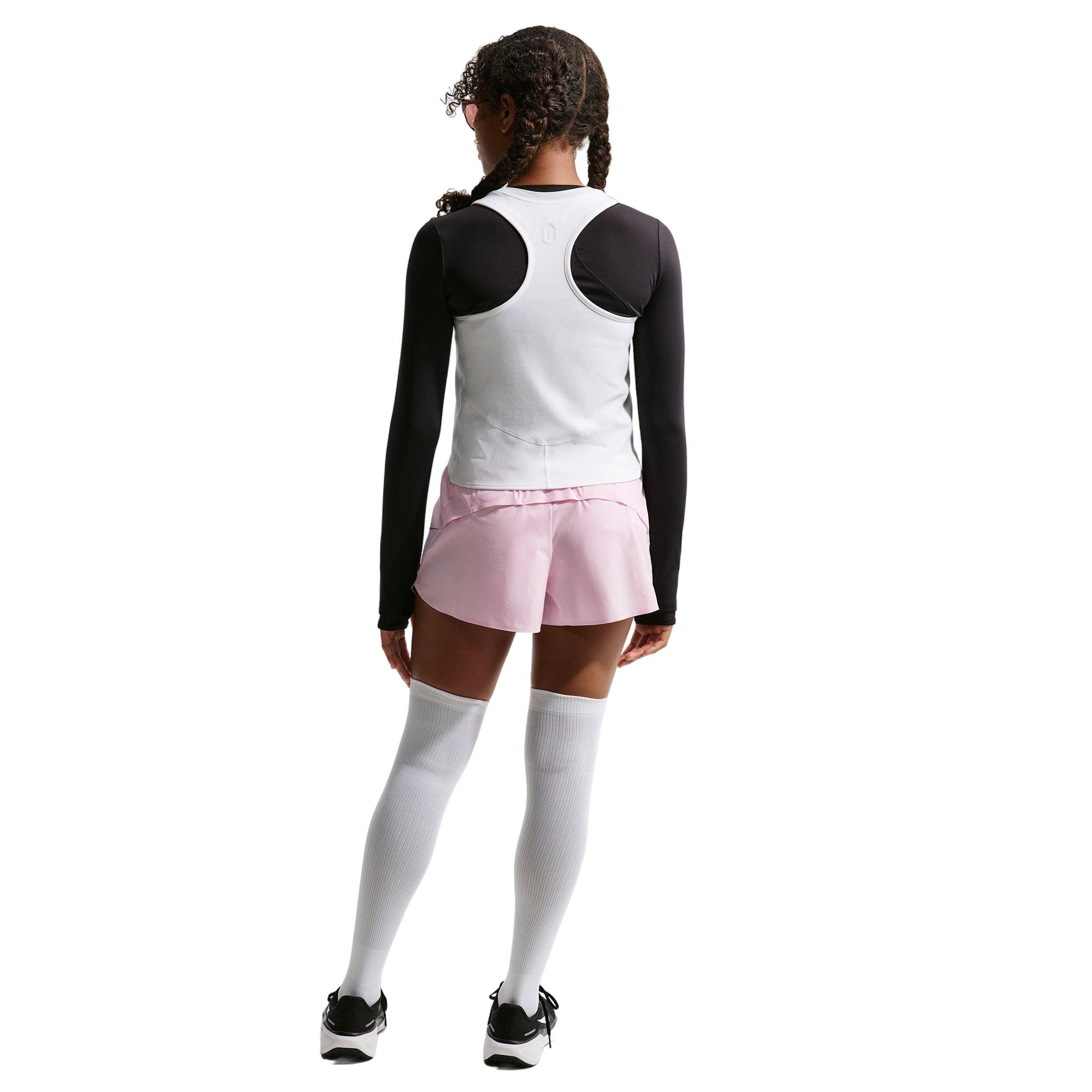 Nike Big Girls' MAVN Dri-FIT 3" Mid-Rise Repel Running Shorts -Pink - PINK Thumbnail View 5