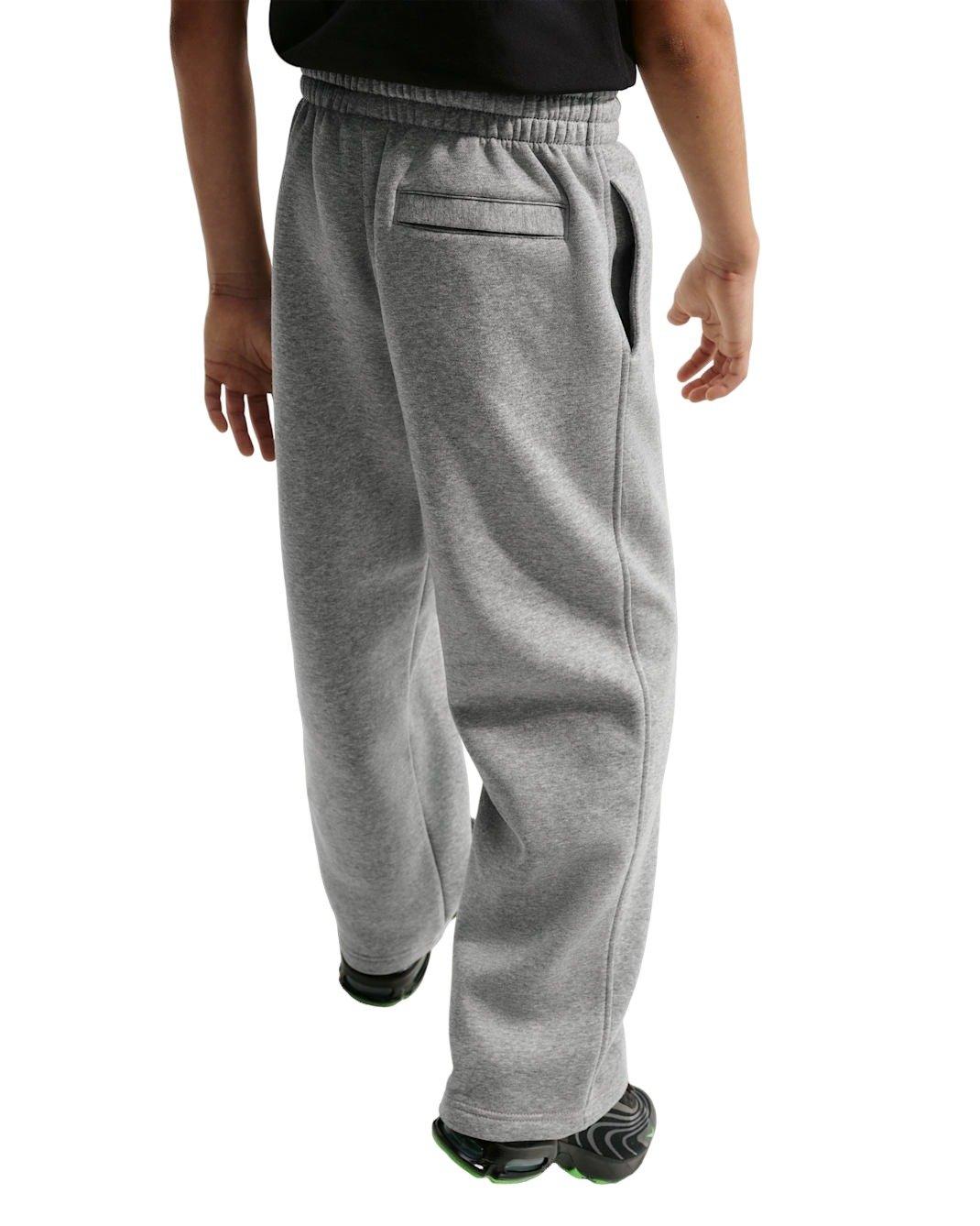 Nike Big Kids' Sportswear Loose Open-Hem Pants - Grey - GREY Thumbnail View 2
