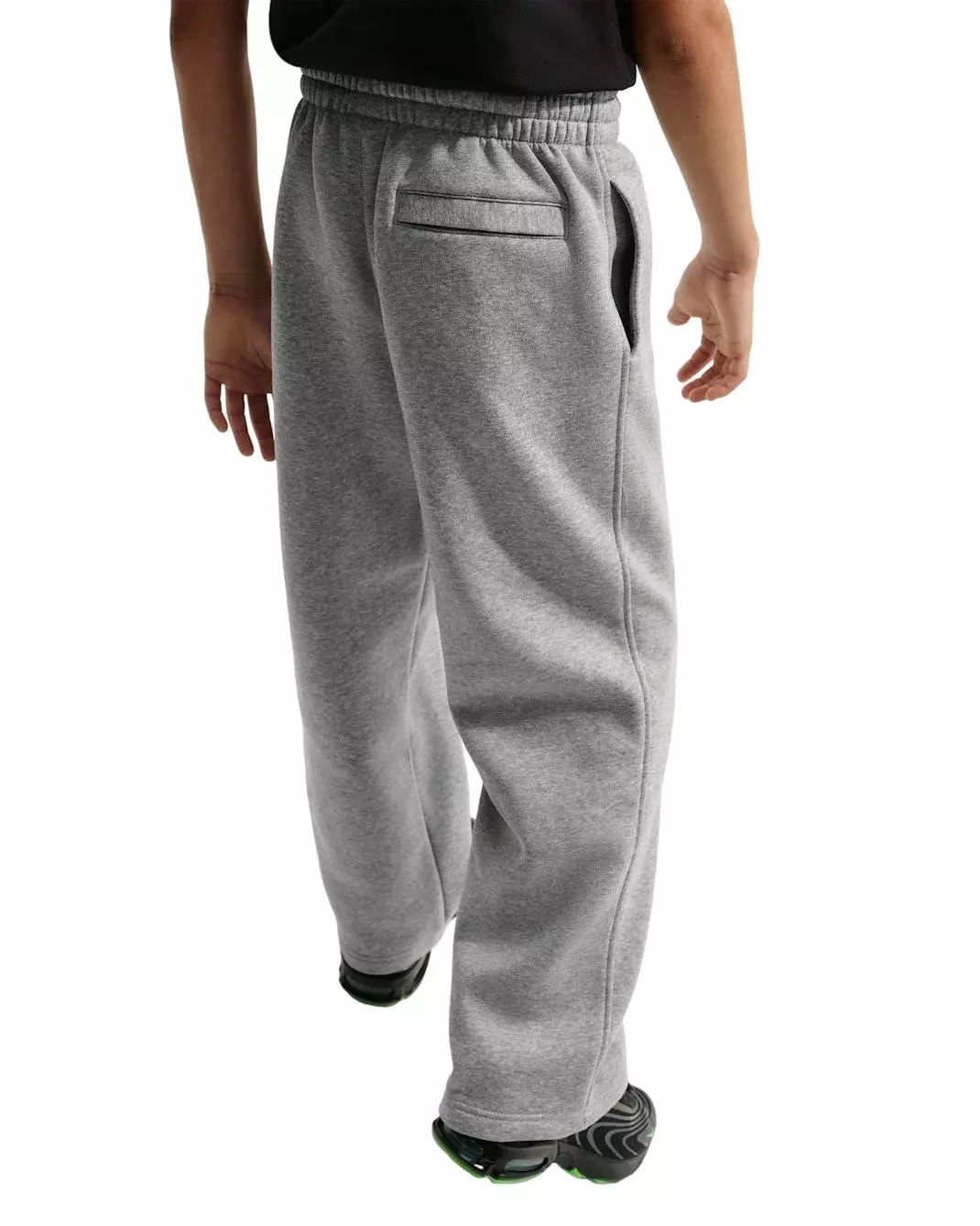 Nike Big Kids' Sportswear Loose Open-Hem Pants - Grey - GREY