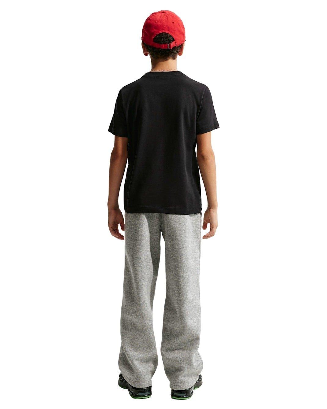 Nike Big Kids' Sportswear Loose Open-Hem Pants - Grey - GREY Thumbnail View 5