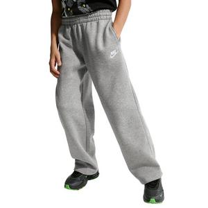 Nike Big Kids' Sportswear Loose Open-Hem Pants - Grey