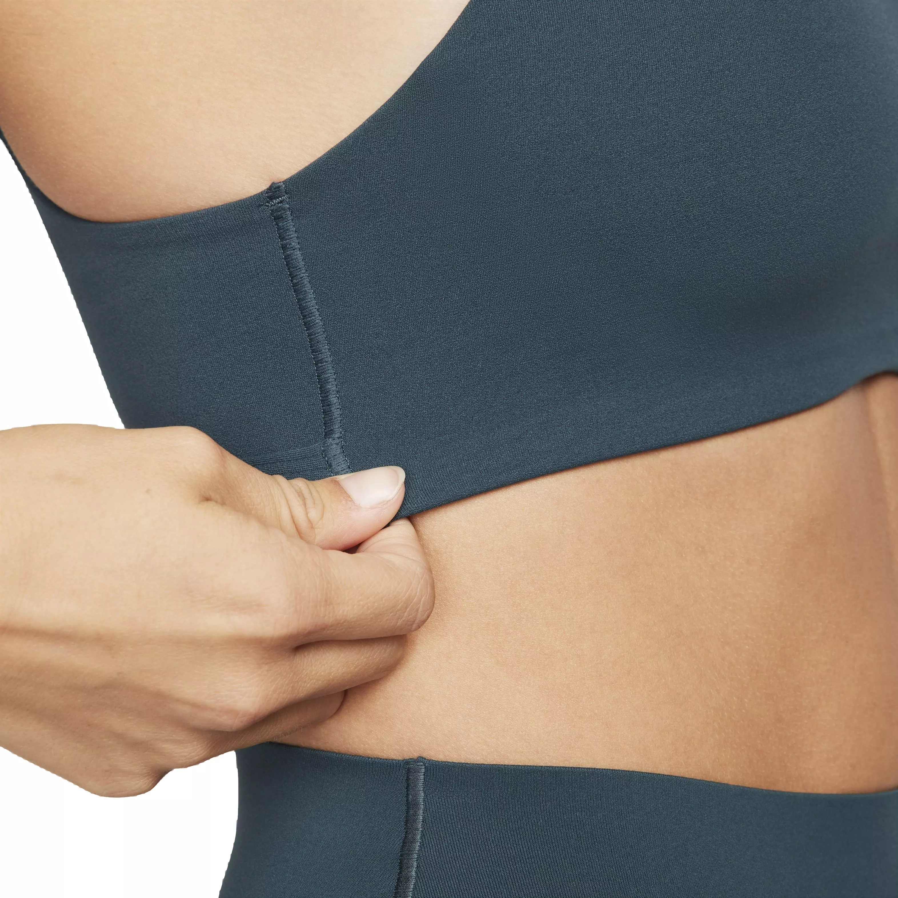 Nike Women's Dri-FIT Alate Trace Light Support Padded Strappy Sports Bra - GREEN