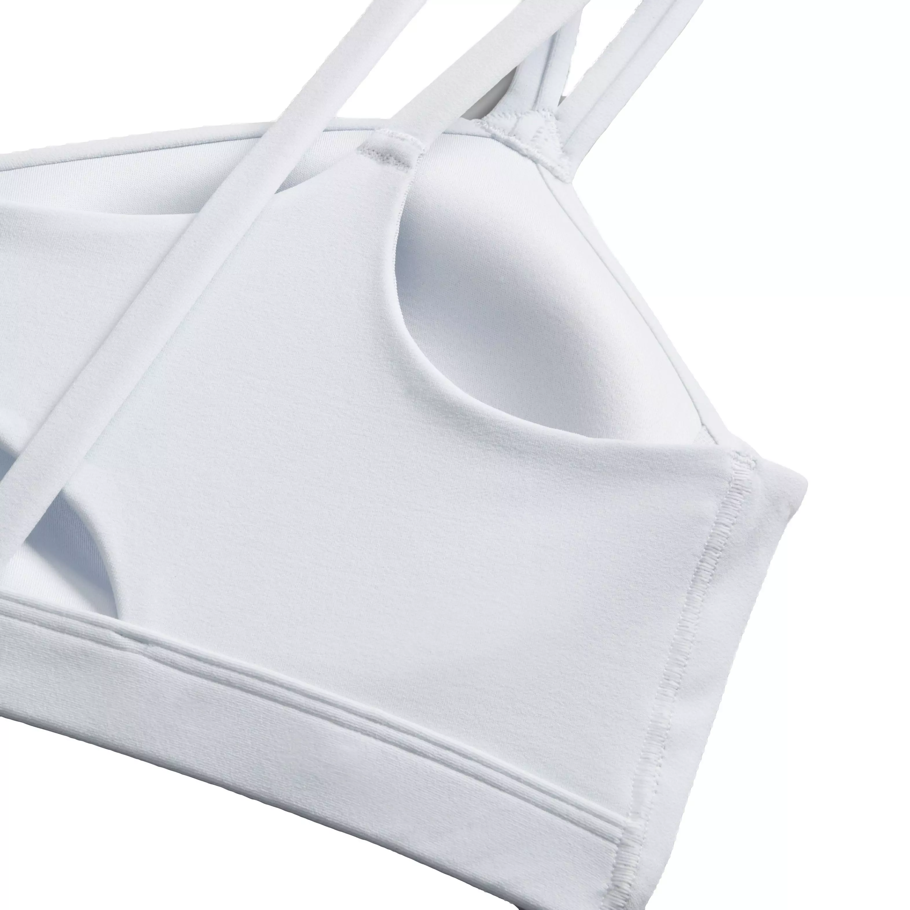 Nike Women's Dri-FIT Alate Trace Light Support Padded Strappy Sports Bra - BLUE TINT