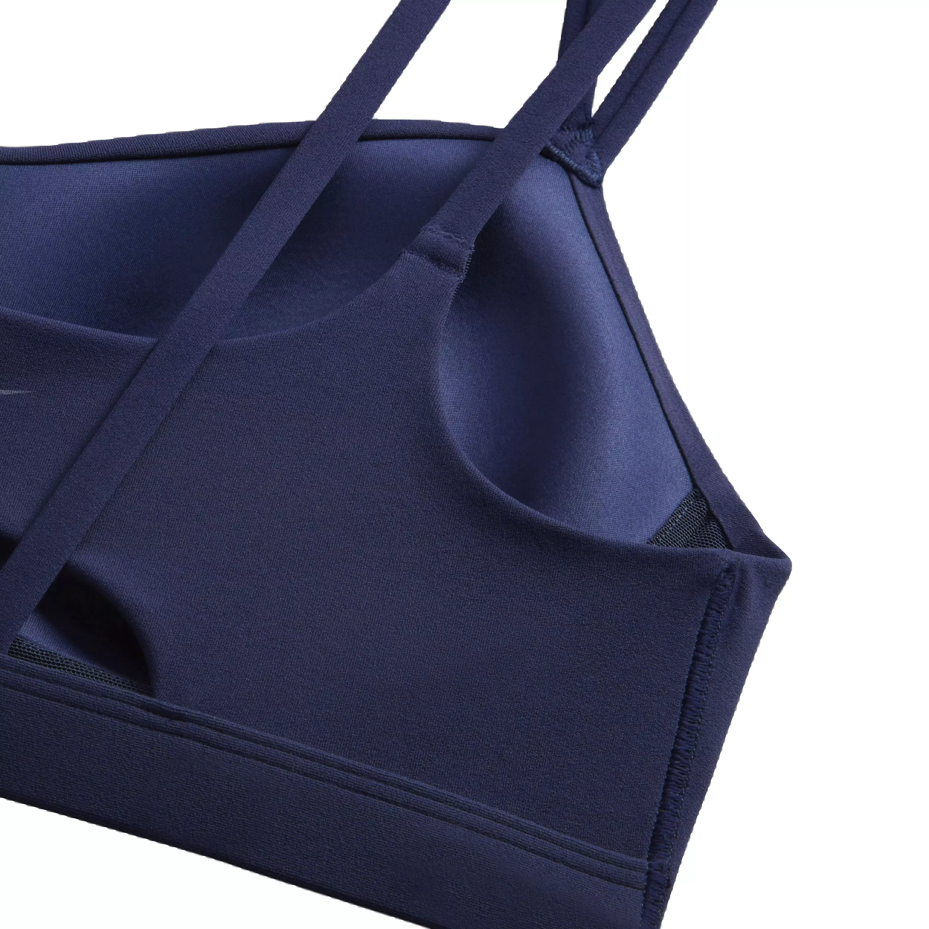 Nike Women's Dri-FIT Alate Trace Light Support Padded Strappy Sports Bra - NAVY