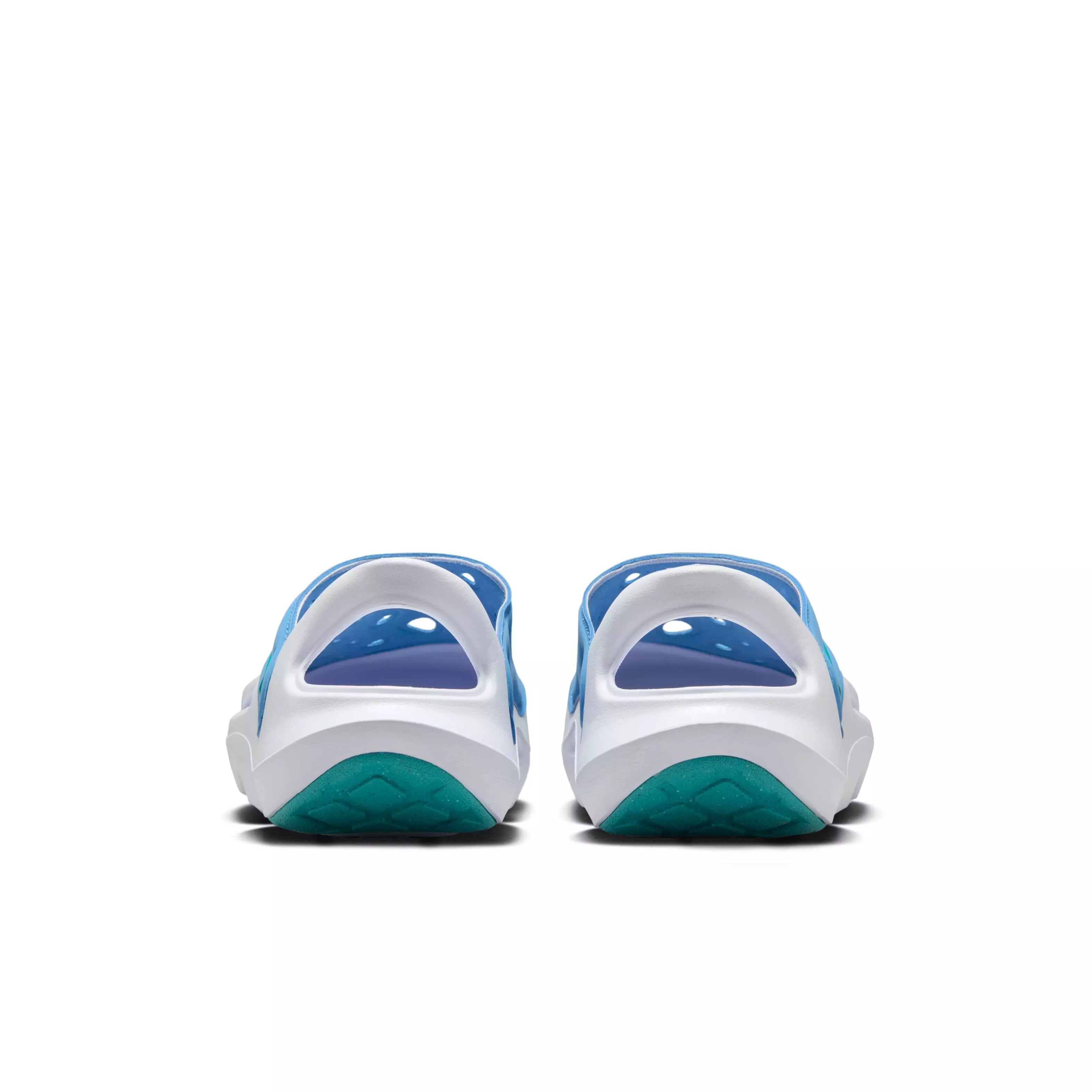 Nike Aqua Swoosh "Blue Beyond/White/Dusty Cactus" Grade School Boys' Shoe - BLUE/WHITE/CACTUS