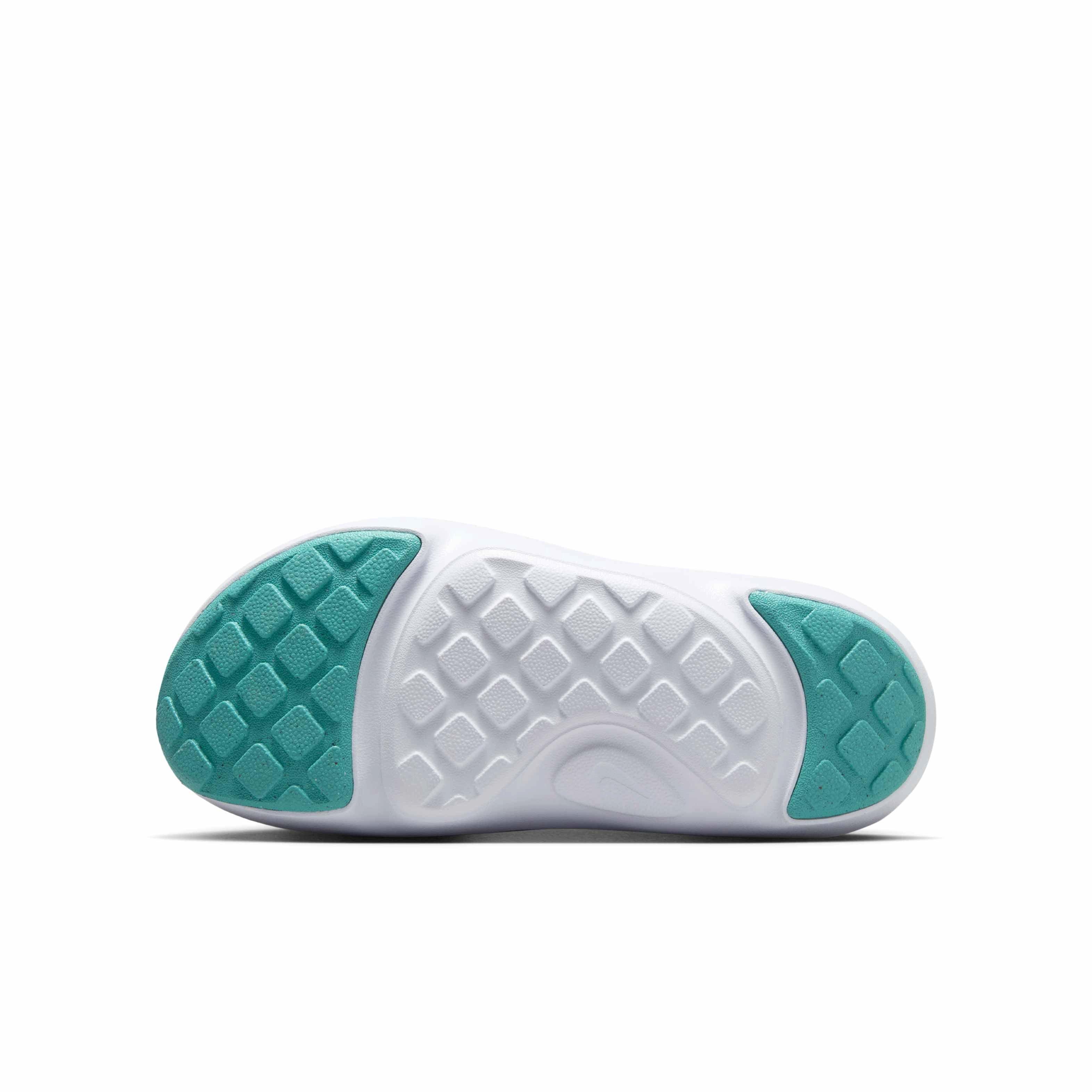 Nike Aqua Swoosh Grade School Boys' "Blue Beyond/White/Dusty Cactus" Shoe