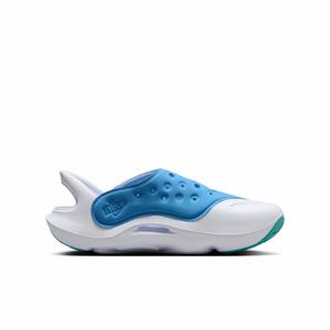 Nike Aqua Swoosh "Blue Beyond/White/Dusty Cactus" Grade School Boys' Shoe