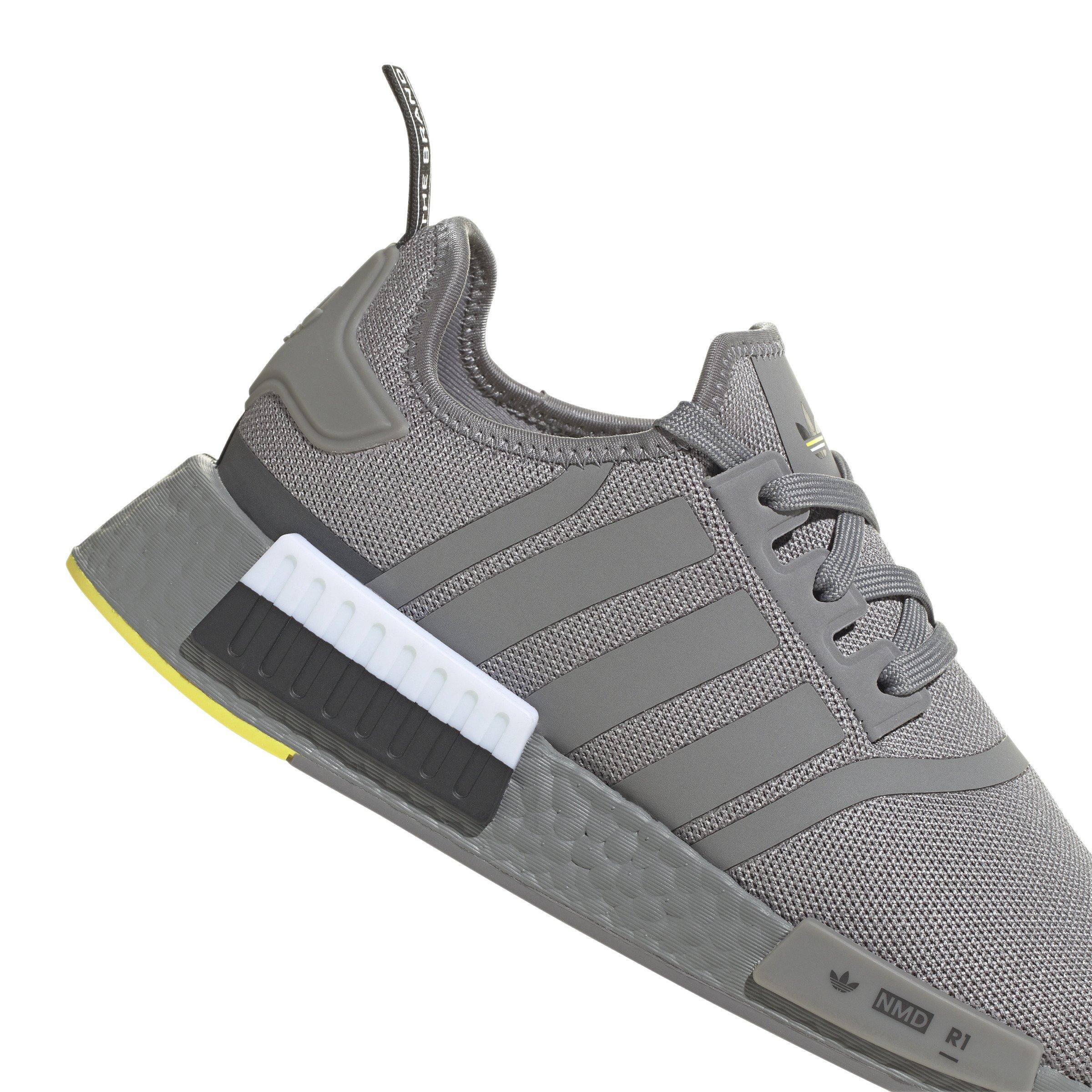 adidas Originals NMD R1 Grey Three Core Black Ftwr White Men s Shoe