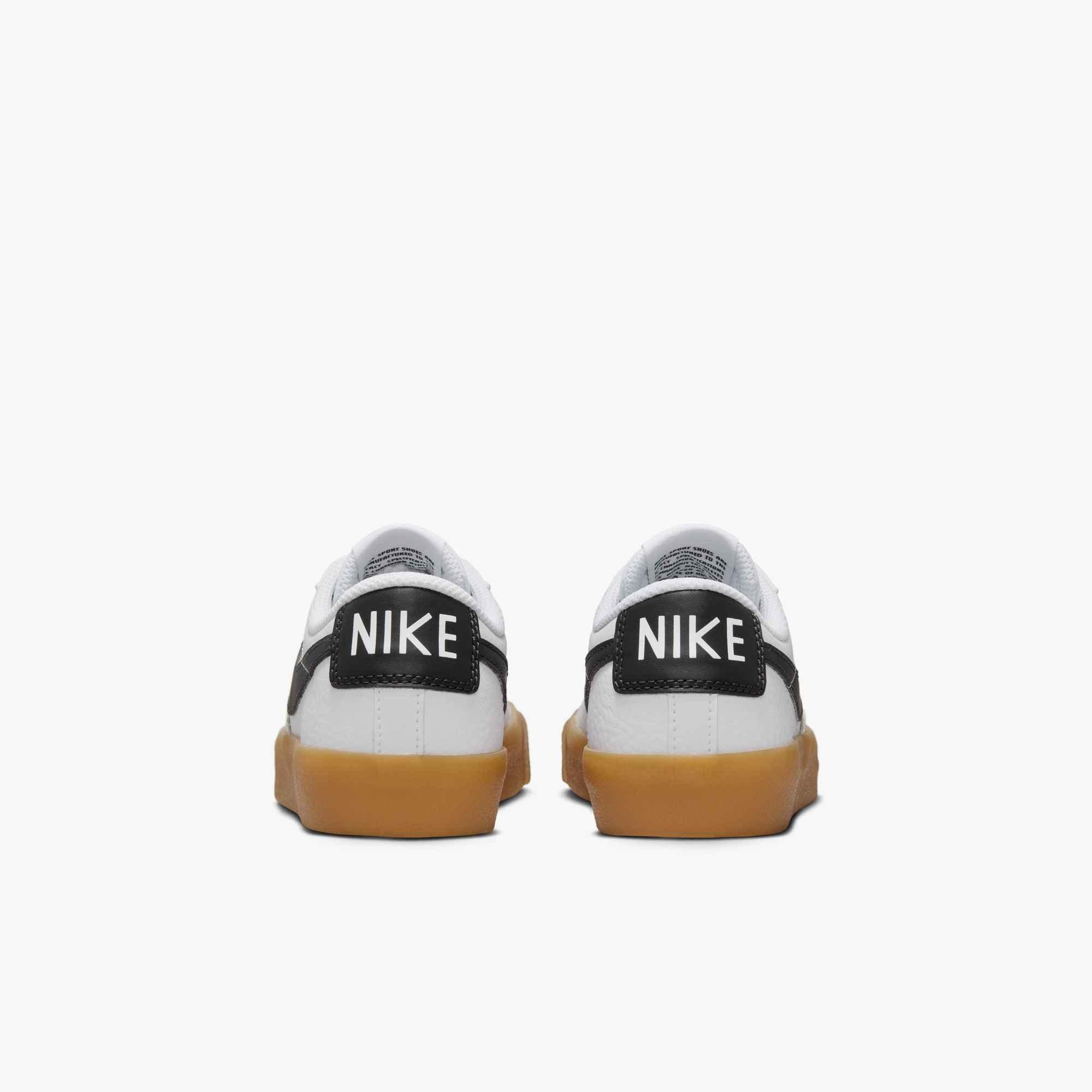 Nike Blazer Low '77 "White/Gum Light Brown/Anthracite" Grade School Boys' Shoe - WHITE/BROWN/GREY Thumbnail View 5