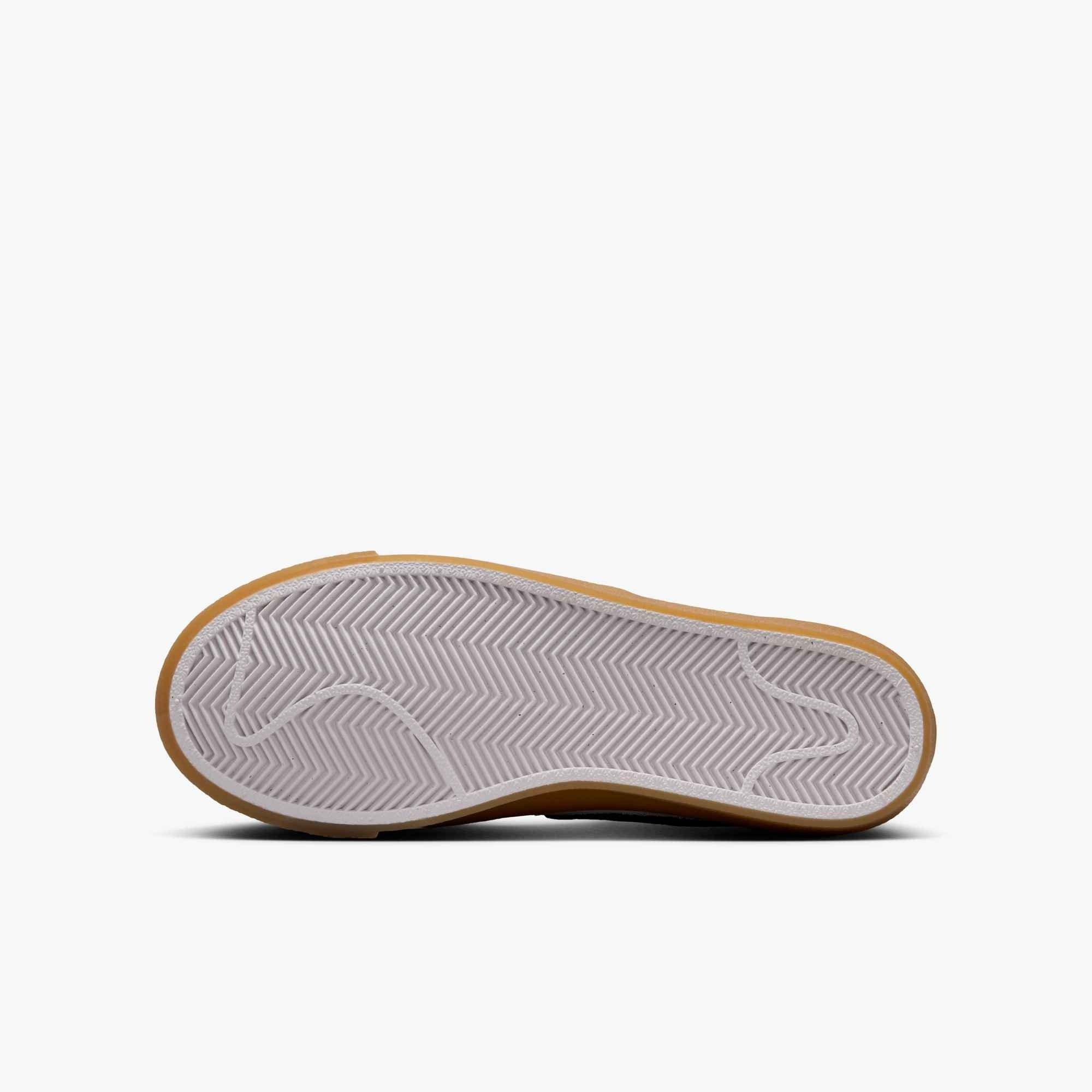 Nike Blazer Low '77 "White/Gum Light Brown/Anthracite" Grade School Boys' Shoe - WHITE/BROWN/GREY Thumbnail View 8