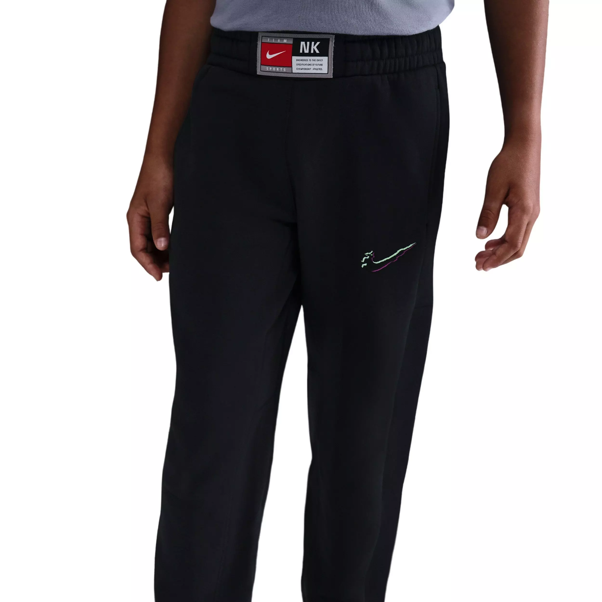 Nike Big Kids' Culture of Basketball Fleece Pants - Black - BLACK