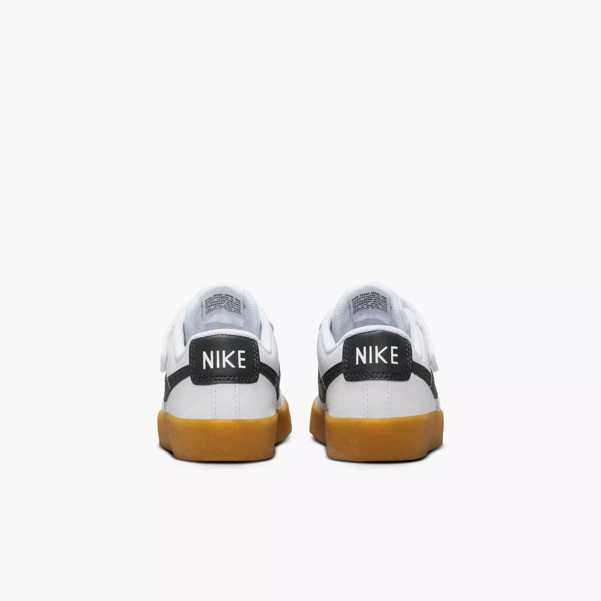Nike Blazer Low '77 "White/Gum Light Brown/Anthracite" Preschool Boys' Shoe - WHITE/BROWN/GREY
