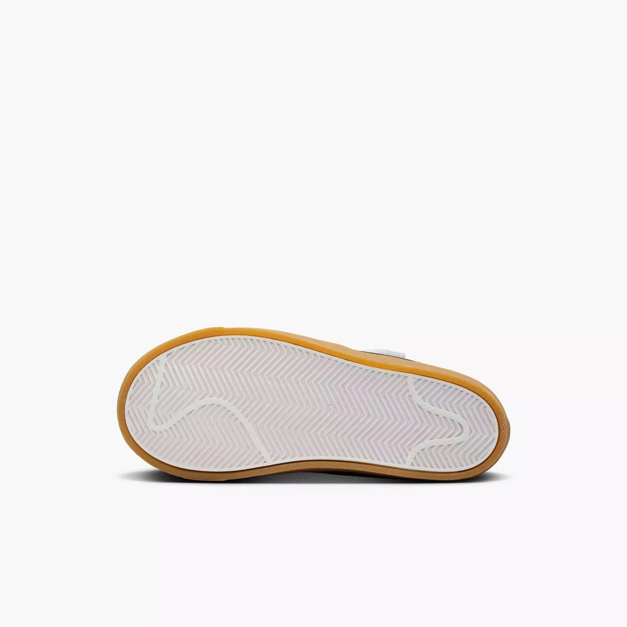 Nike Blazer Low '77 "White/Gum Light Brown/Anthracite" Preschool Boys' Shoe - WHITE/BROWN/GREY