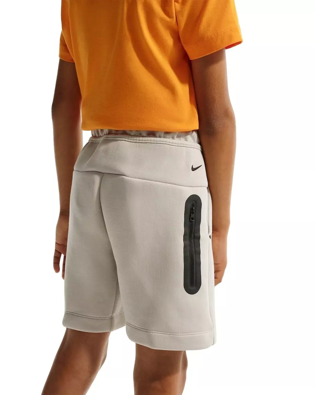 Nike Big Boys' Sportswear Tech Fleece Shorts - Brown - CREAM