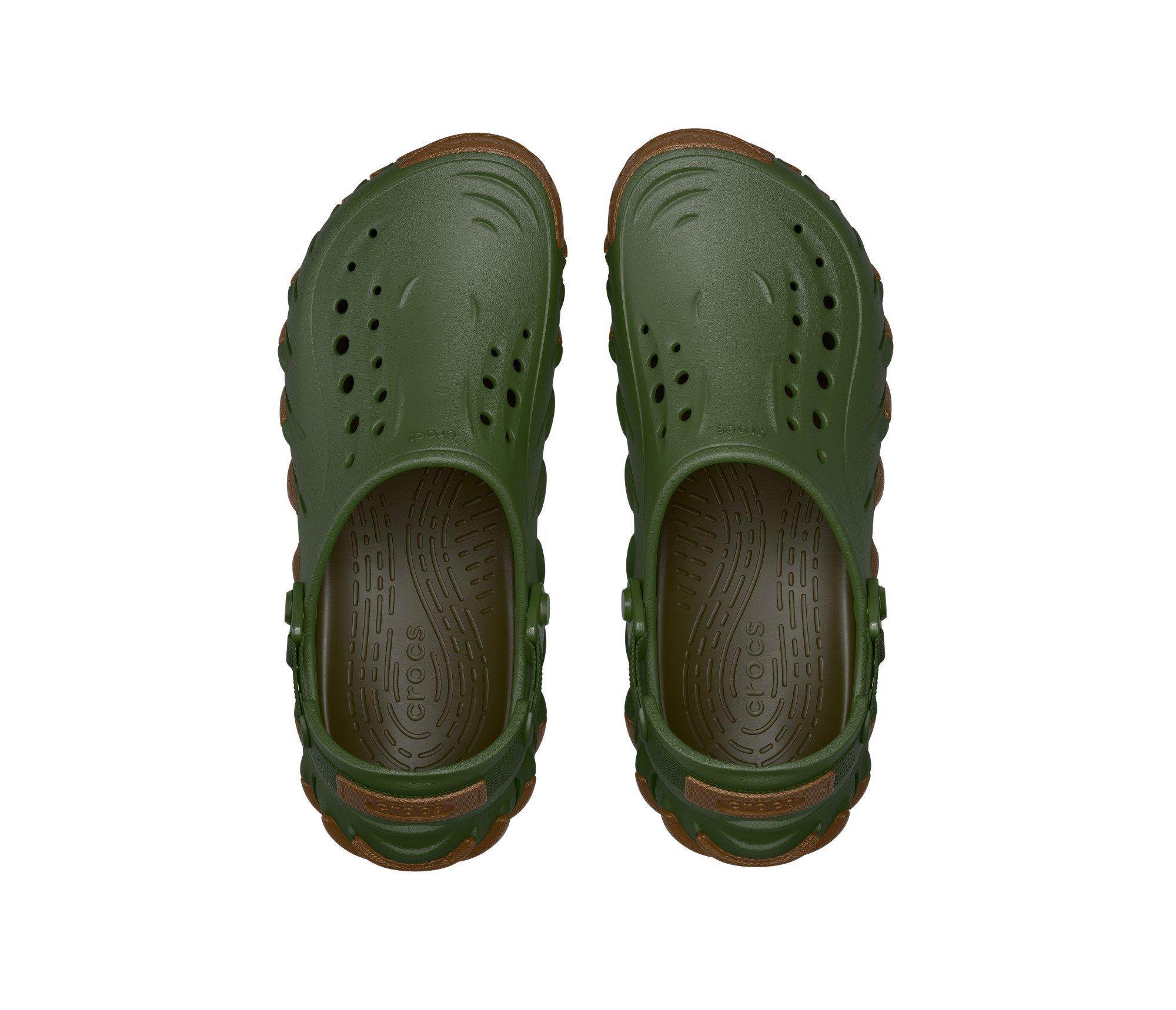 Crocs Echo Gum RO "Green/Brown" Unisex Clog - GREEN/BROWN Thumbnail View 2