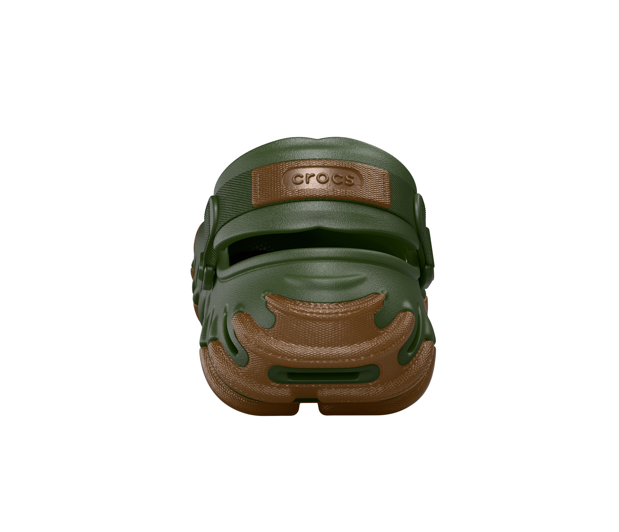 Crocs Echo Gum RO "Green/Brown" Unisex Clog - GREEN/BROWN Thumbnail View 3