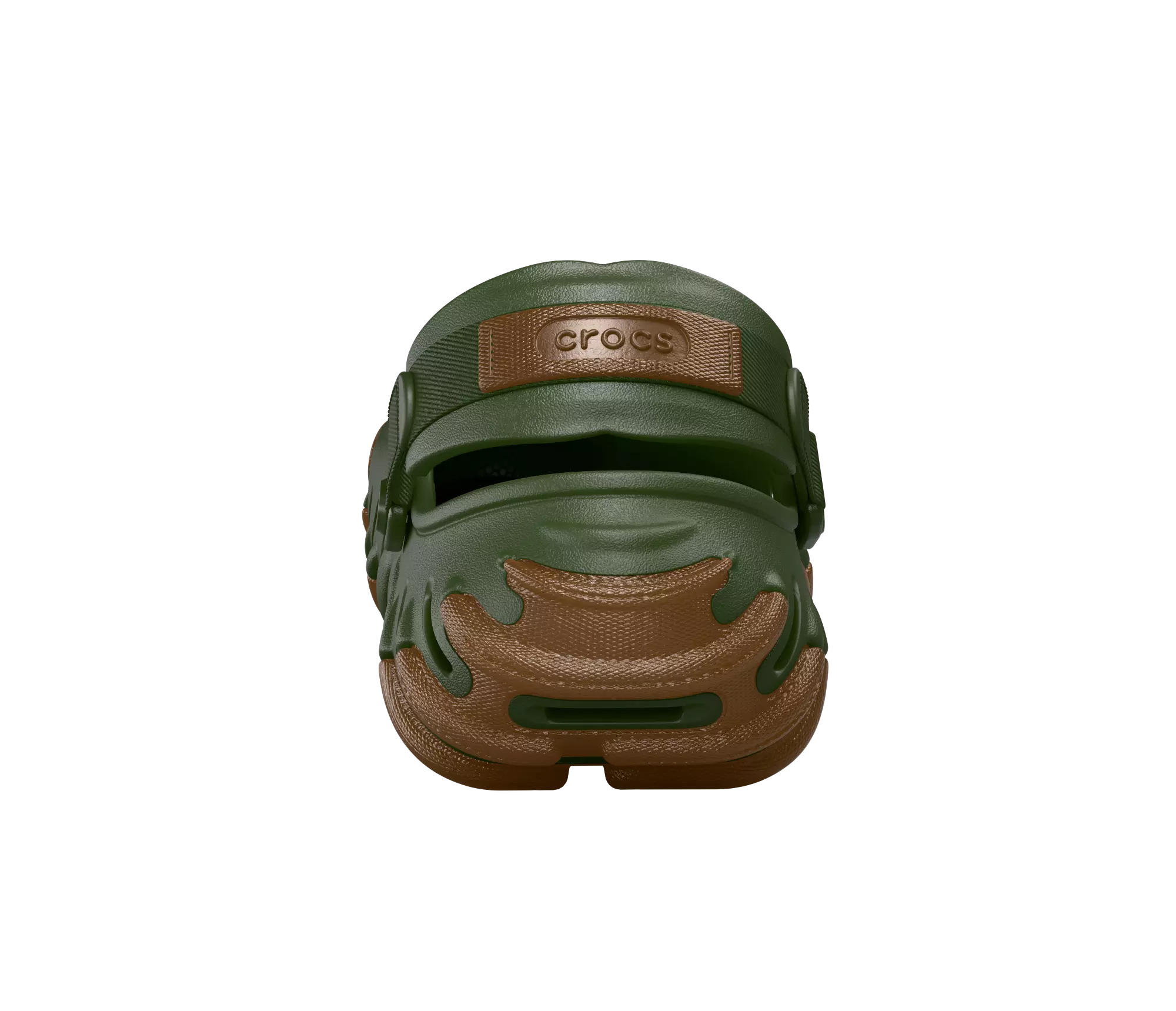 Crocs Echo Gum RO "Green/Brown" Unisex Clog - GREEN/BROWN