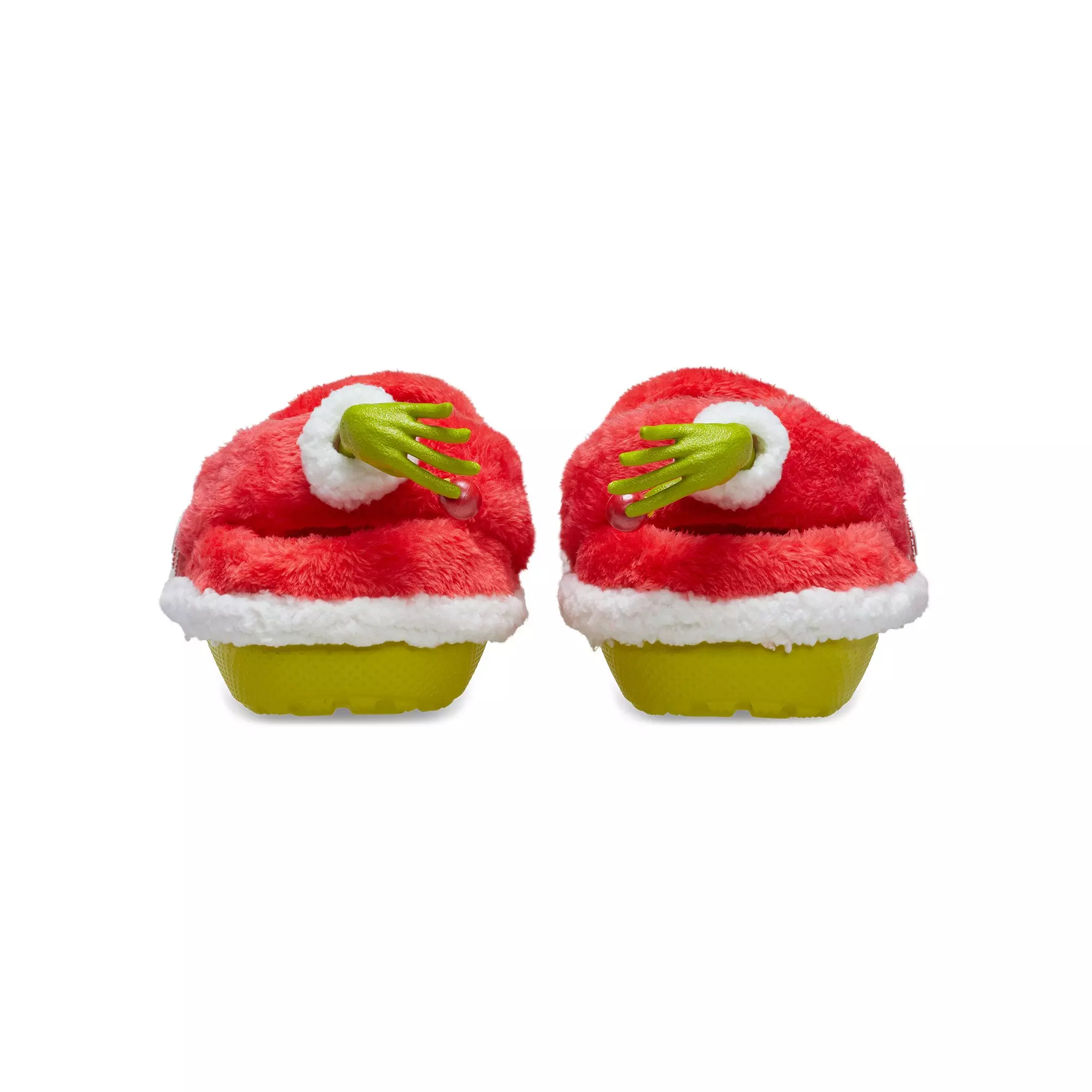 Crocs Classic Lined "The Grinch" Unisex Clog - GREEN/RED