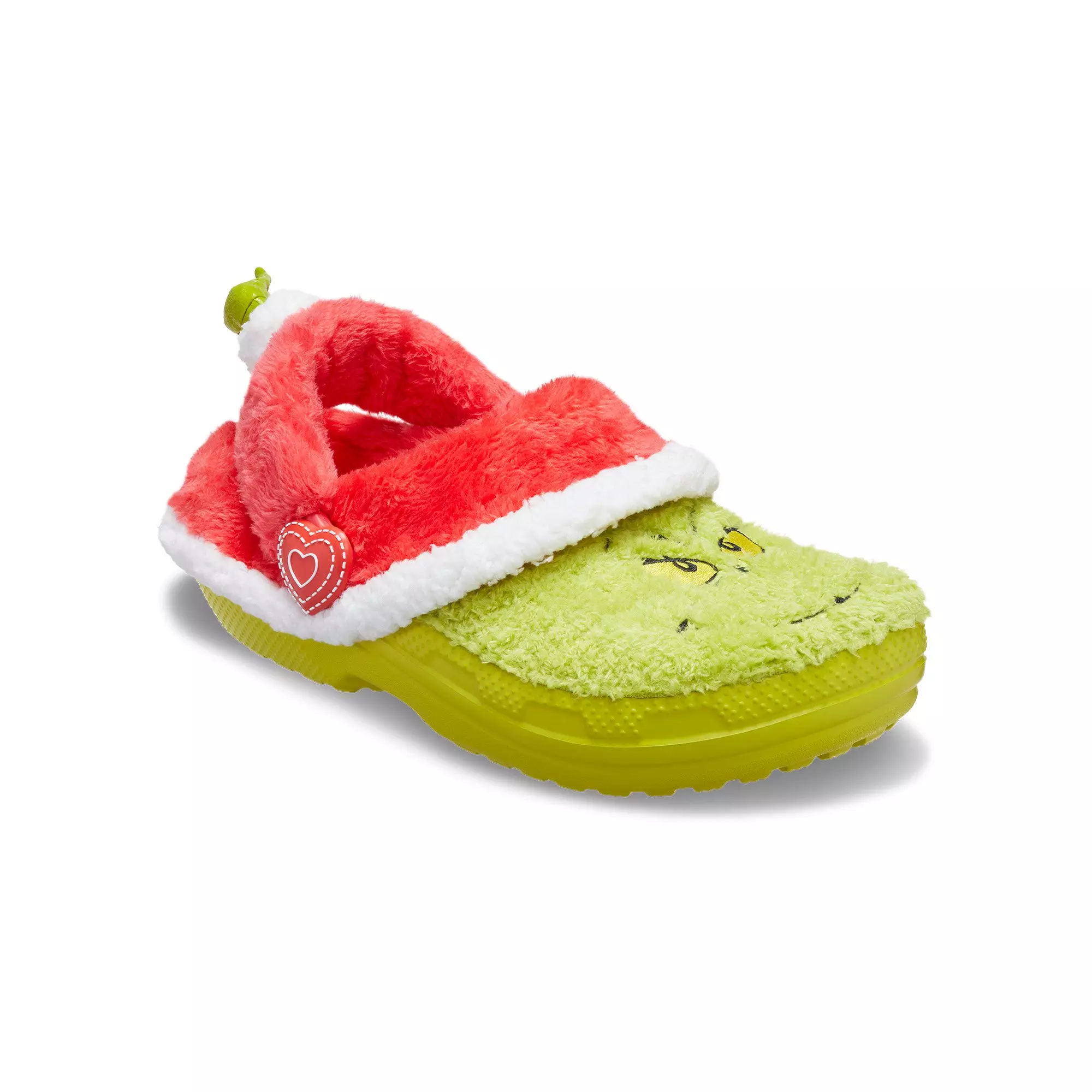 Crocs Classic Lined "The Grinch" Unisex Clog - GREEN/RED
