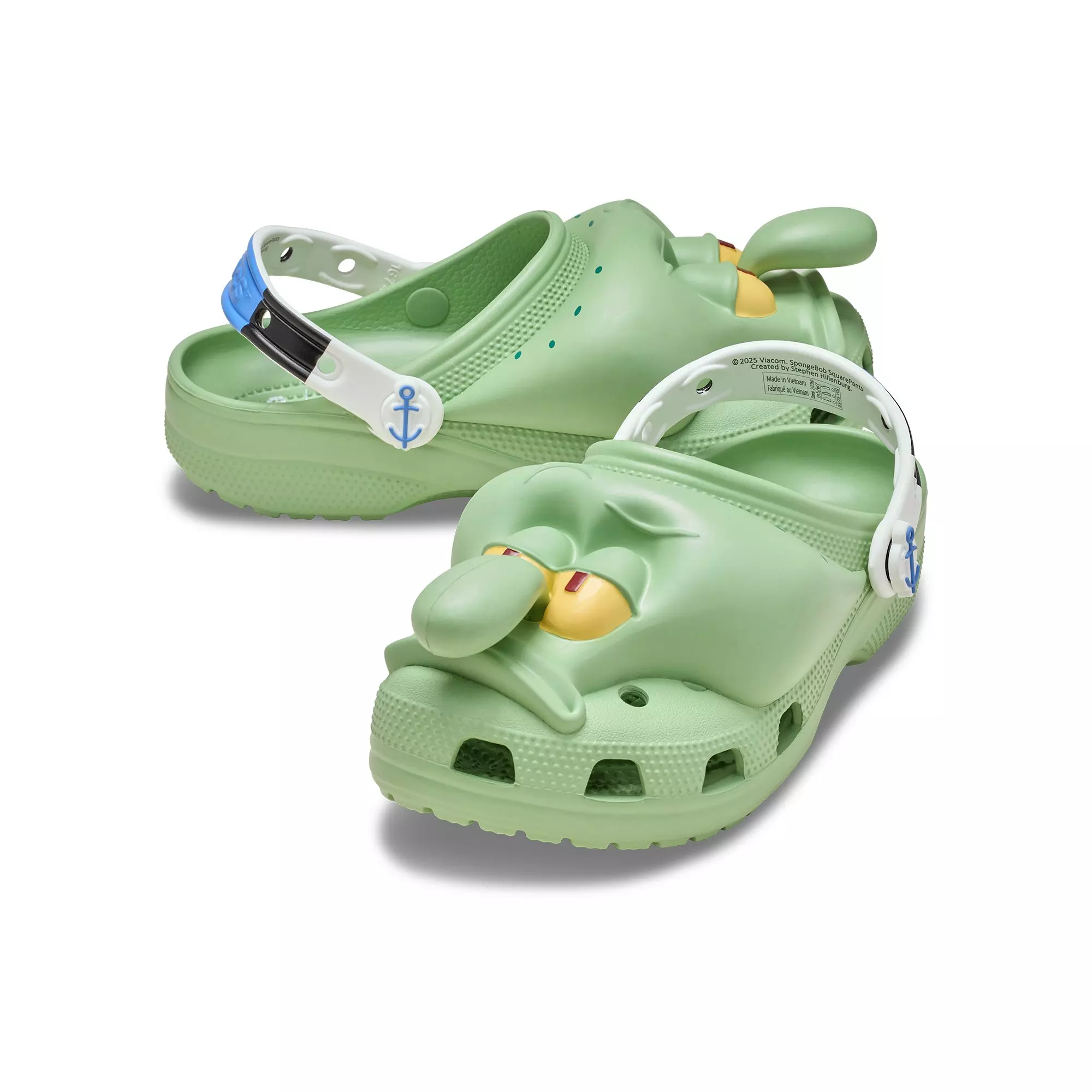 Crocs x SpongeBob SquarePants "Squidward" Unisex Classic Clog - GREEN/WHITE