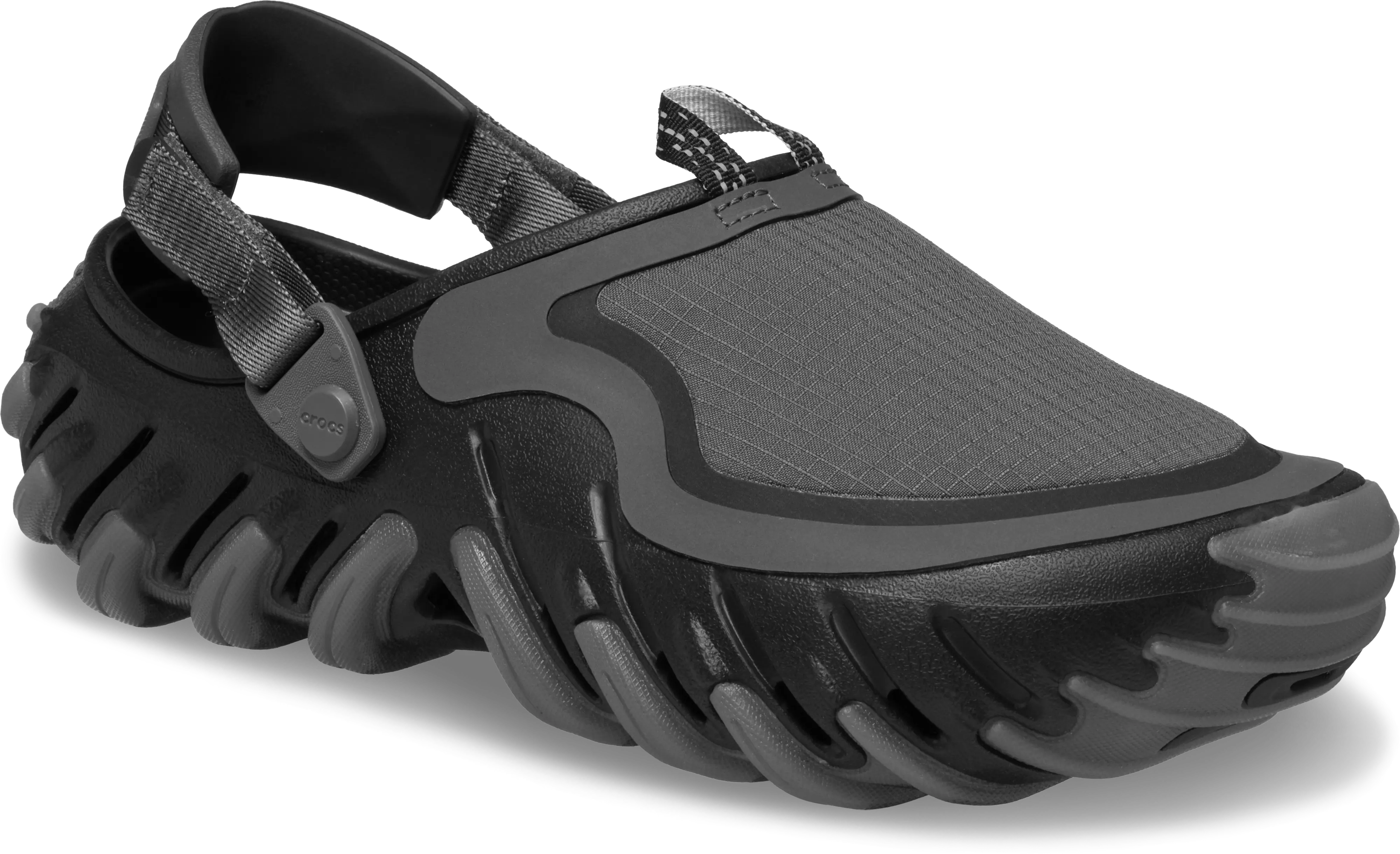 Crocs Echo RO Ripstop "Black/Grey" Unisex Clog - BLACK/GREY