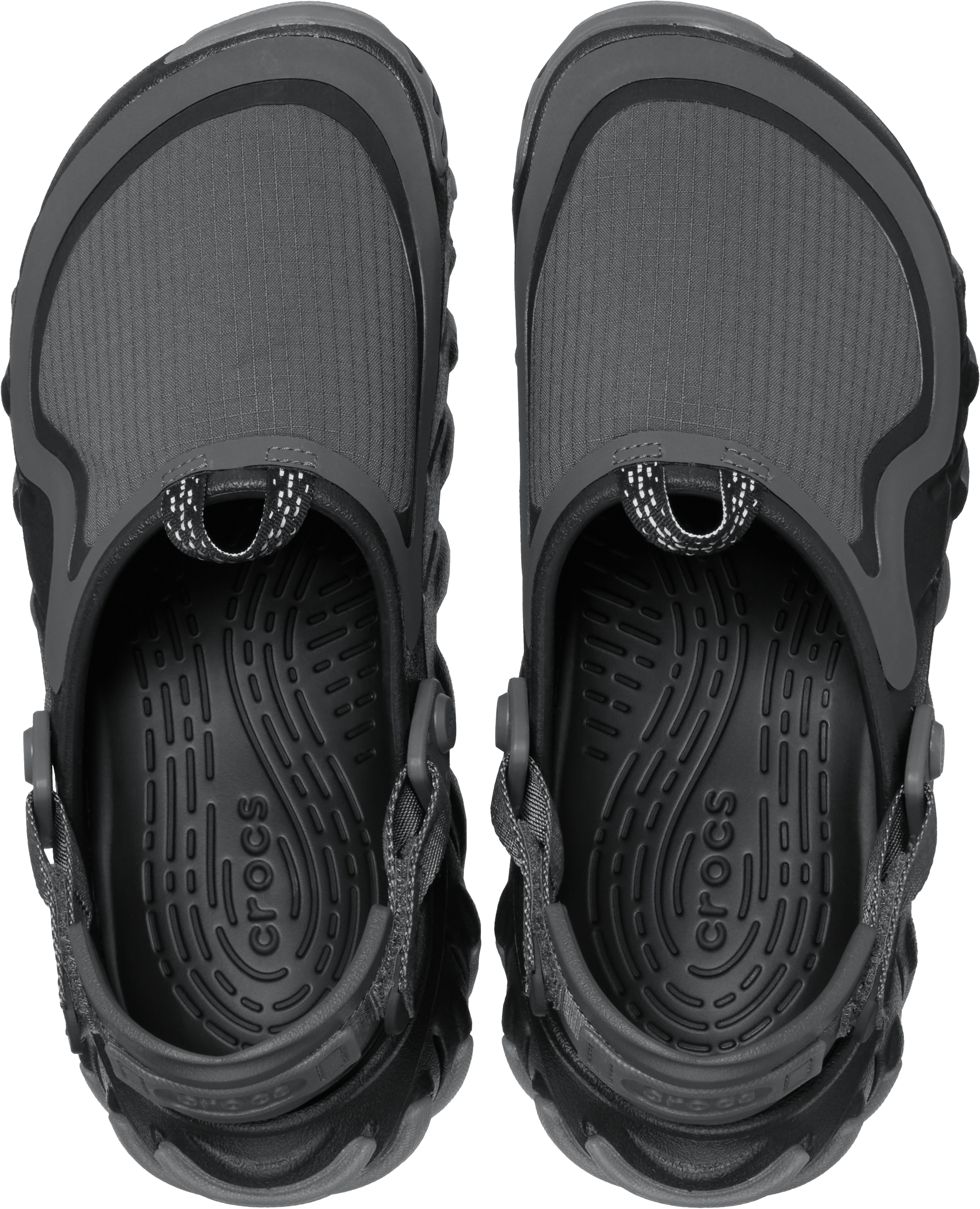 Crocs Echo RO Ripstop "Black/Grey" Unisex Clog - BLACK/GREY Thumbnail View 6