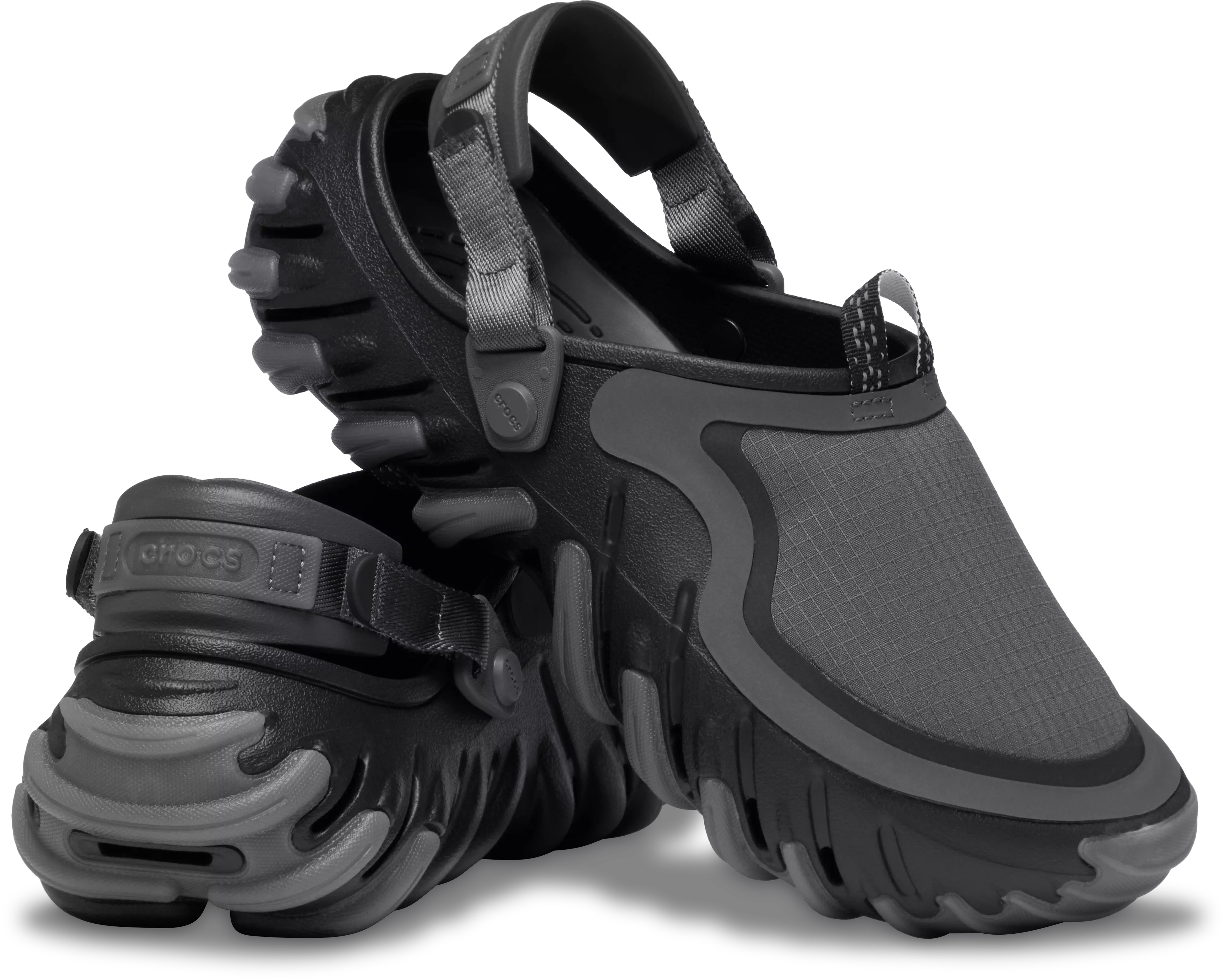 Crocs Echo RO Ripstop "Black/Grey" Unisex Clog - BLACK/GREY