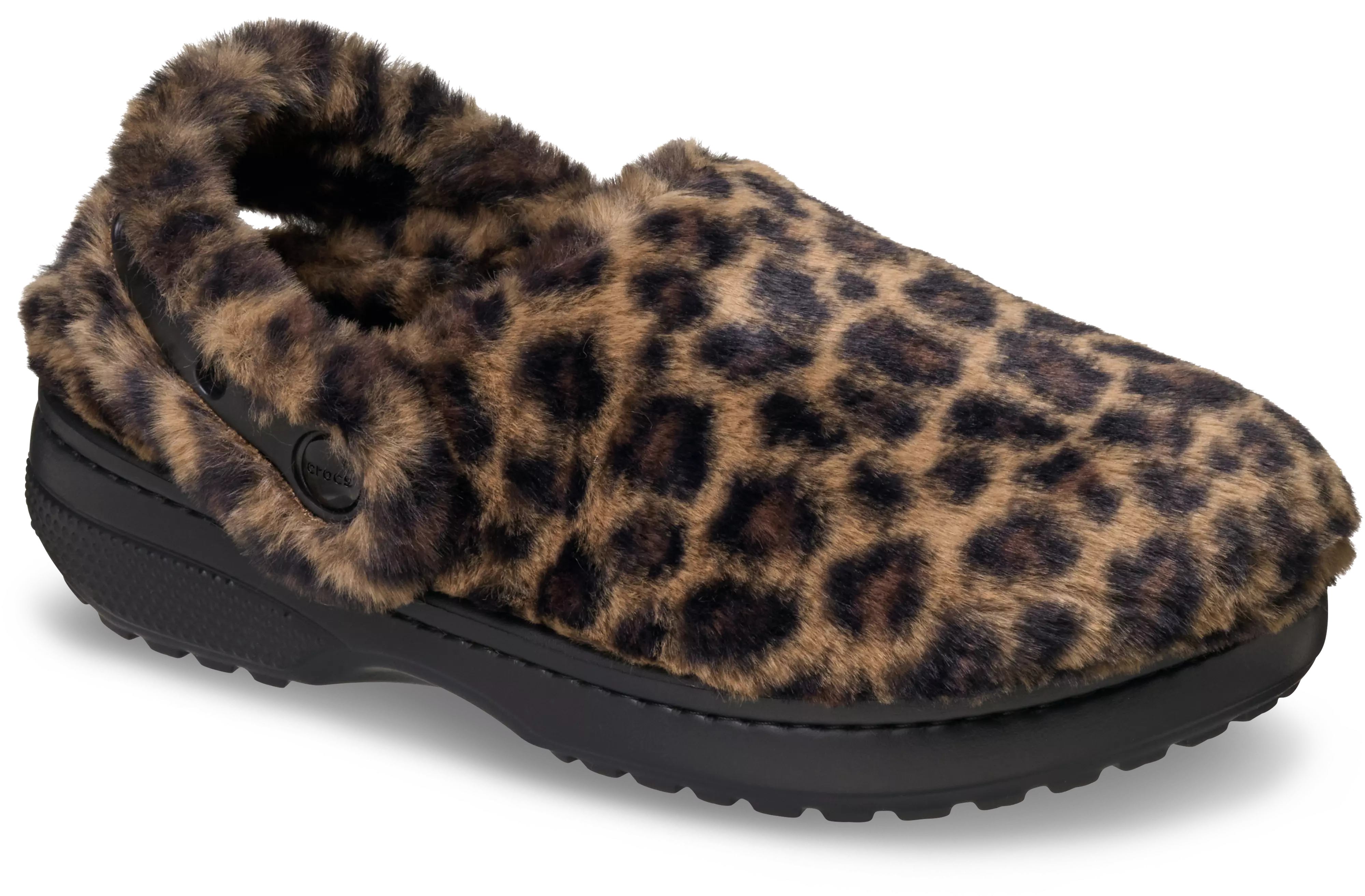 Crocs Classic Unfurgettable "Leopard Print" Women's Clog - BLACK/BROWN