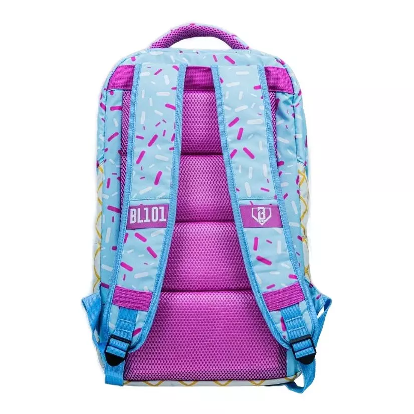 Baseball Lifestyle 101 Blue Ice Cream Backpack - BLUE/PINK