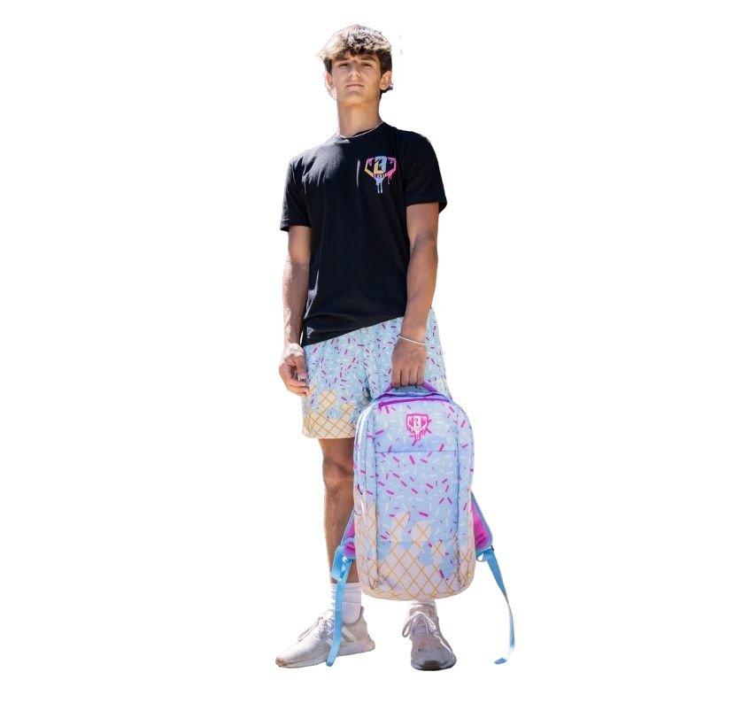 Baseball Lifestyle 101 Blue Cotton Candy Ice Cream Backpack