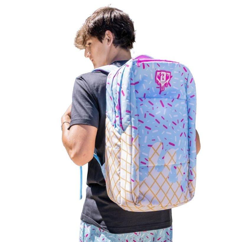 Baseball Lifestyle 101 Blue Cotton Candy Ice Cream Backpack
