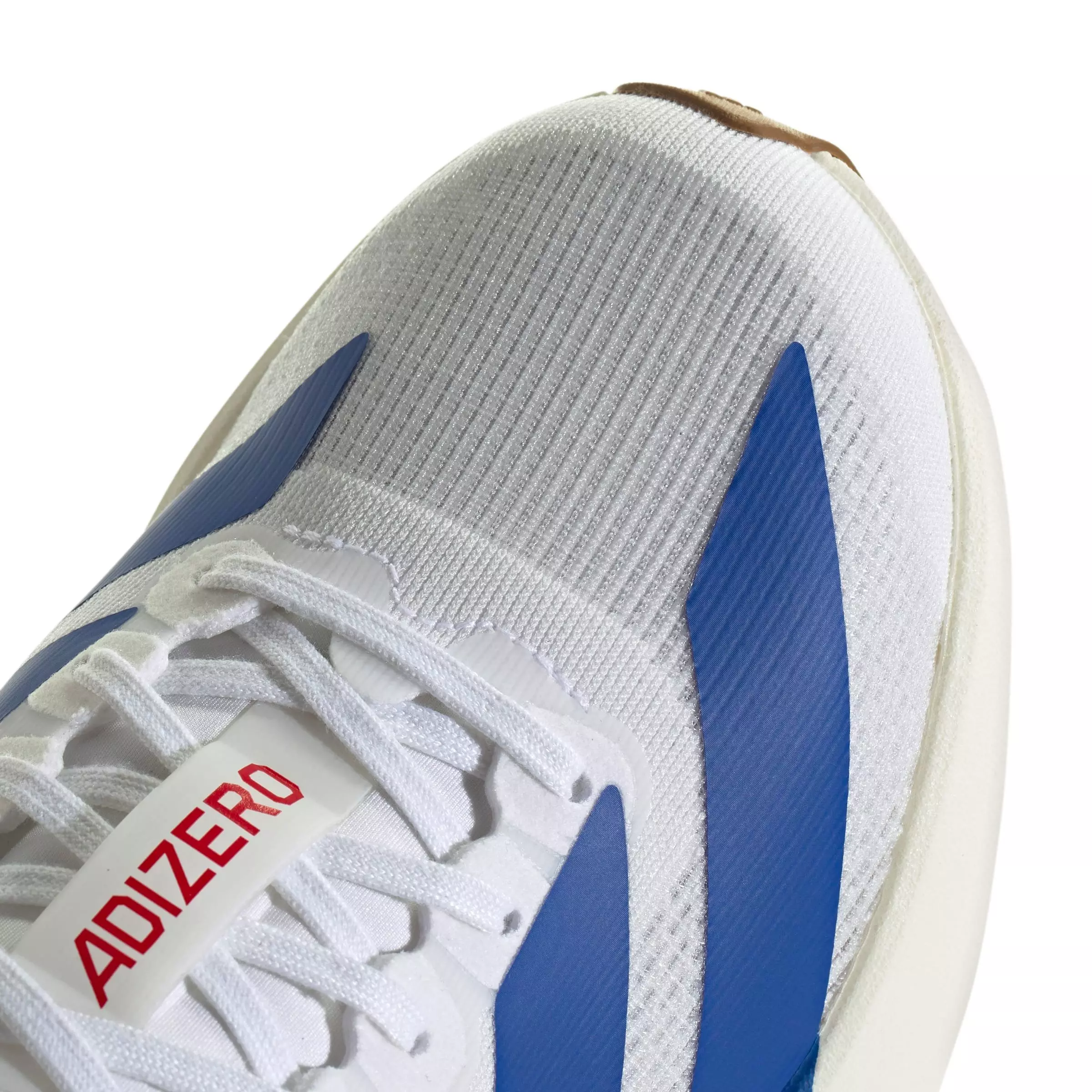 adidas Adizero Evo SL "White/Team Royal Blue/Pure Ruby" Grade School Boys' Running Shoe - WHITE/ROYAL