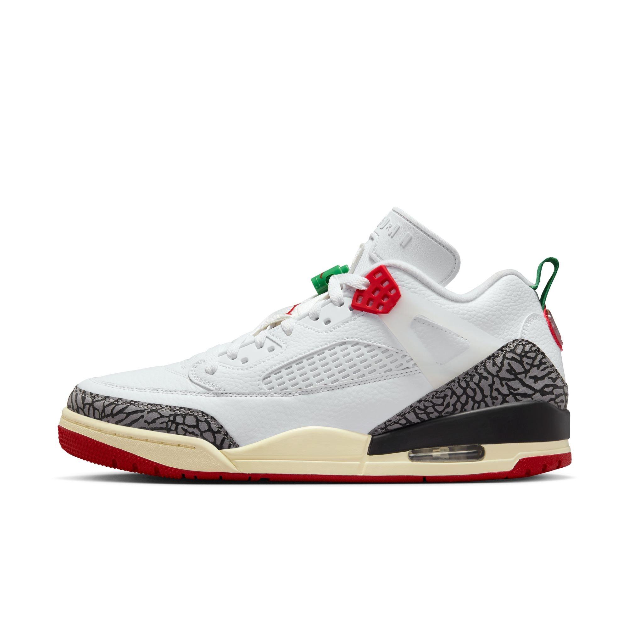 Jordan Spizike Low SE "White/Varsity Red/Black/Sail" Men's Shoe - WHITE/RED/BLACK Thumbnail View 3