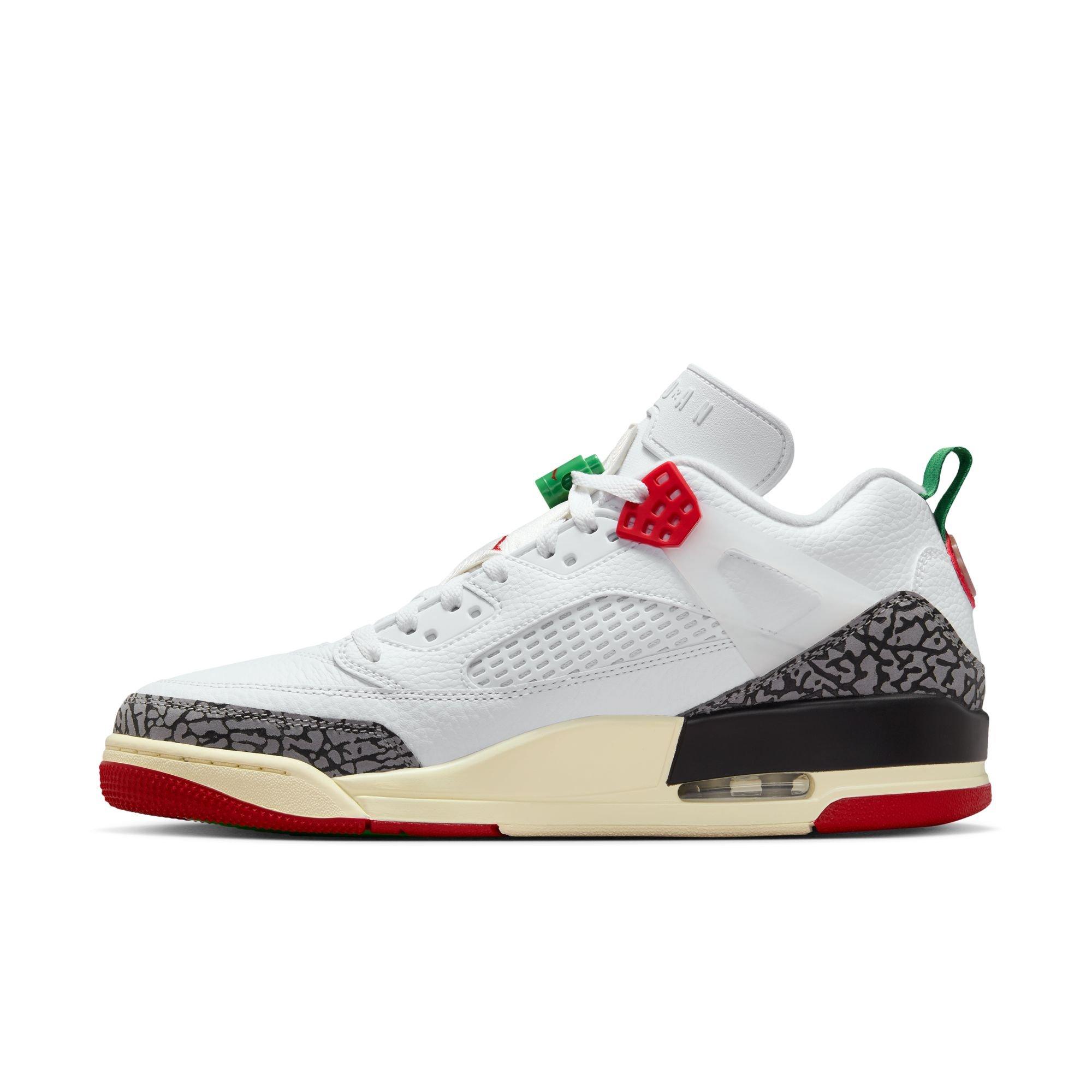 Jordan Spizike Low SE "White/Varsity Red/Black/Sail" Men's Shoe - WHITE/RED/BLACK Thumbnail View 4