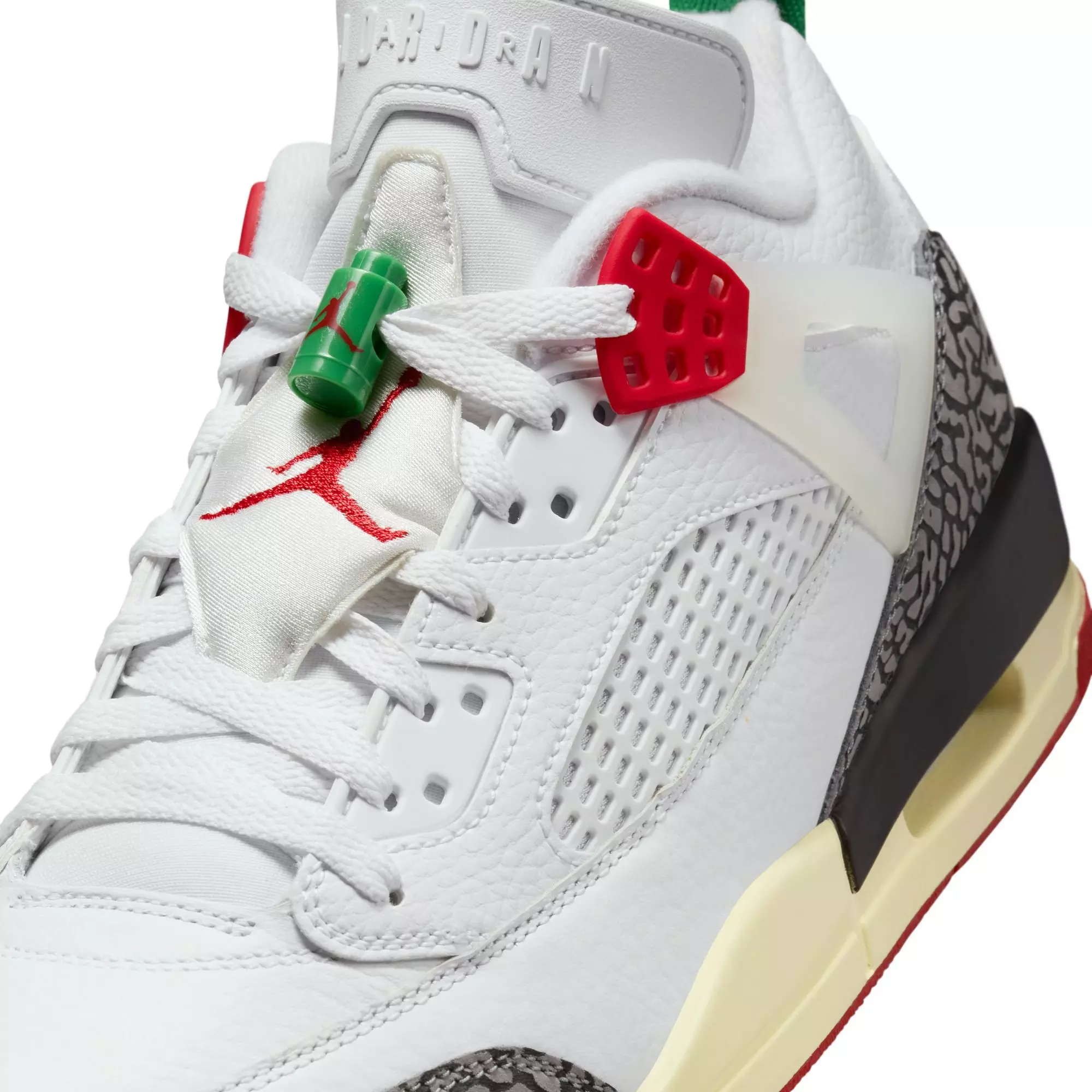 Jordan Spizike Low SE "White/Varsity Red/Black/Sail" Men's Shoe - WHITE/RED/BLACK
