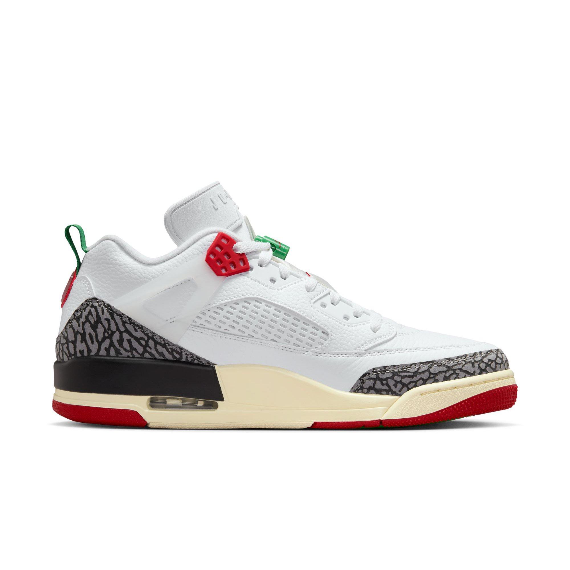 Jordan Spizike Low SE "White/Varsity Red/Black/Sail" Men's Shoe - WHITE/RED/BLACK Thumbnail View 2