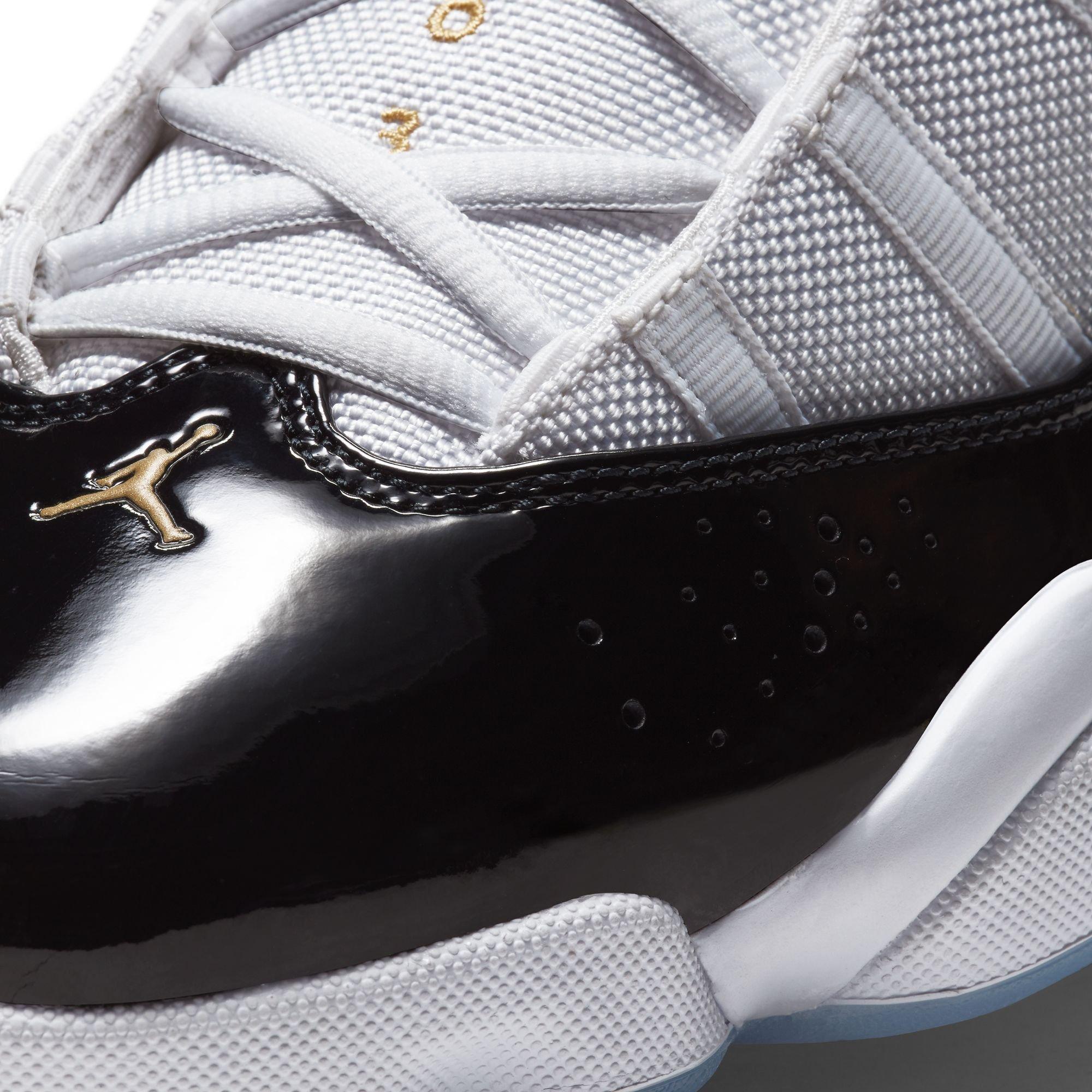 Jordan 6 Rings "White/Metallic Gold/Black Ice" Men's Shoe - WHITE/BLACK/GOLD Thumbnail View 12