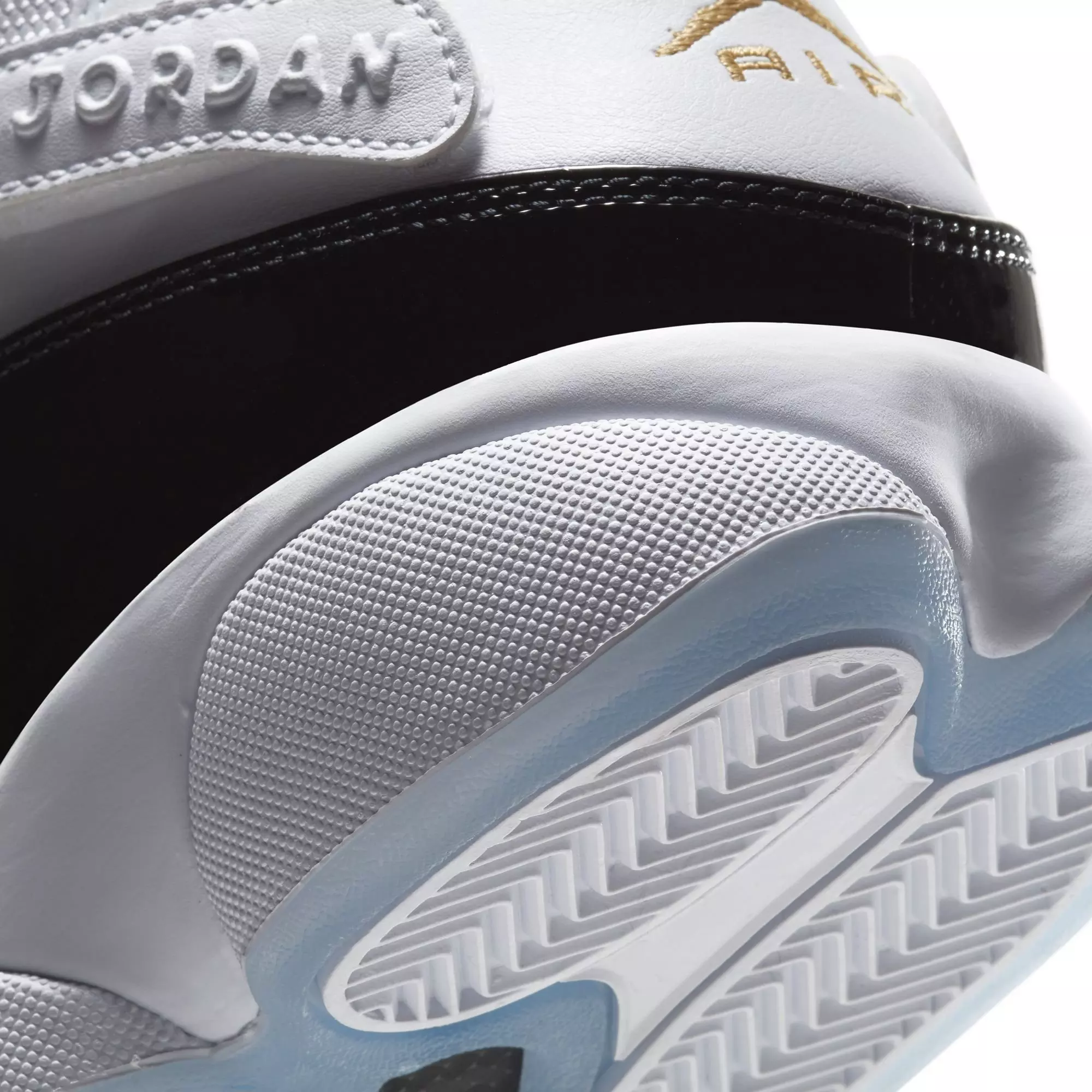 Jordan 6 Rings "White/Metallic Gold/Black Ice" Men's Shoe - WHITE/BLACK/GOLD