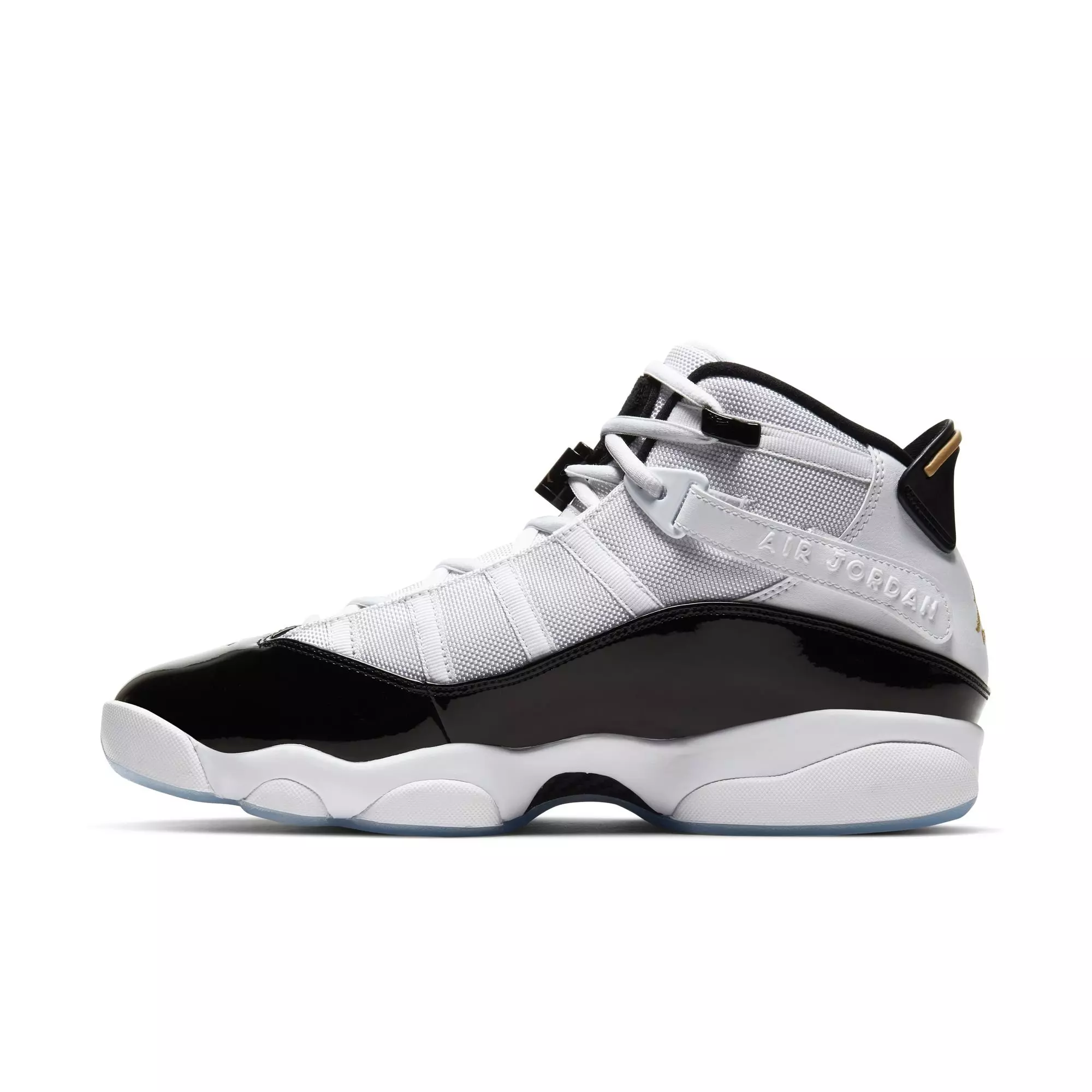 Jordan 6 Rings "White/Metallic Gold/Black Ice" Men's Shoe - WHITE/BLACK/GOLD