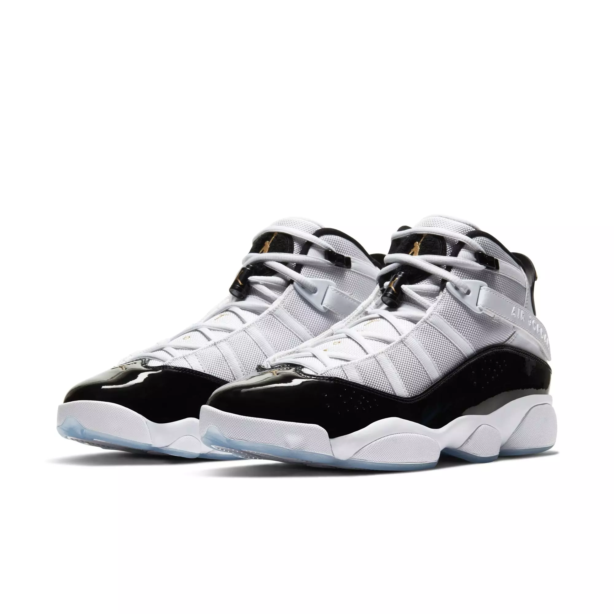 Jordan 6 Rings "White/Metallic Gold/Black Ice" Men's Shoe - WHITE/BLACK/GOLD
