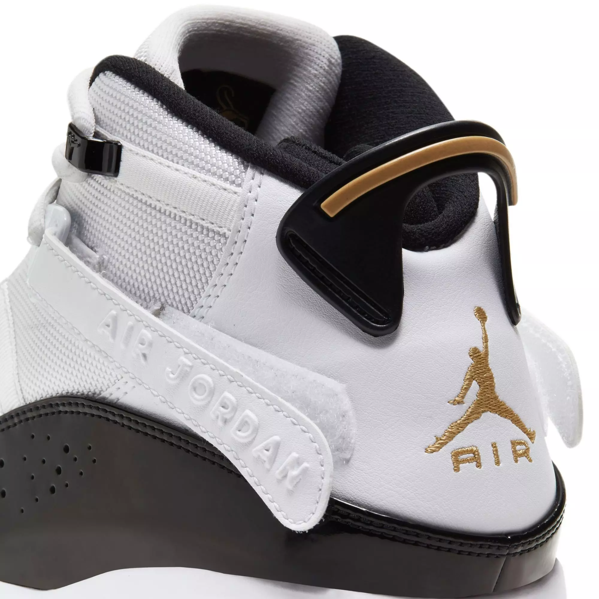 Jordan 6 Rings "White/Metallic Gold/Black Ice" Men's Shoe - WHITE/BLACK/GOLD