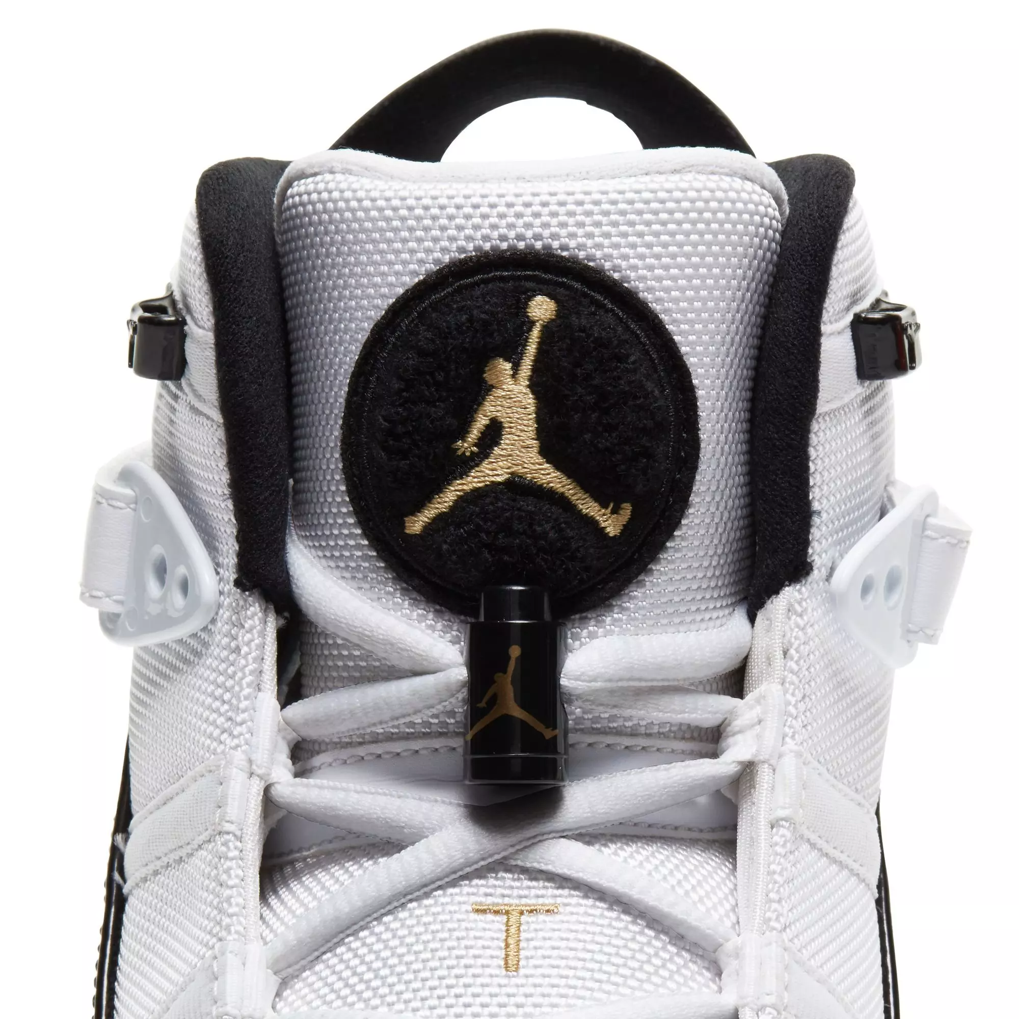 Jordan 6 Rings "White/Metallic Gold/Black Ice" Men's Shoe - WHITE/BLACK/GOLD