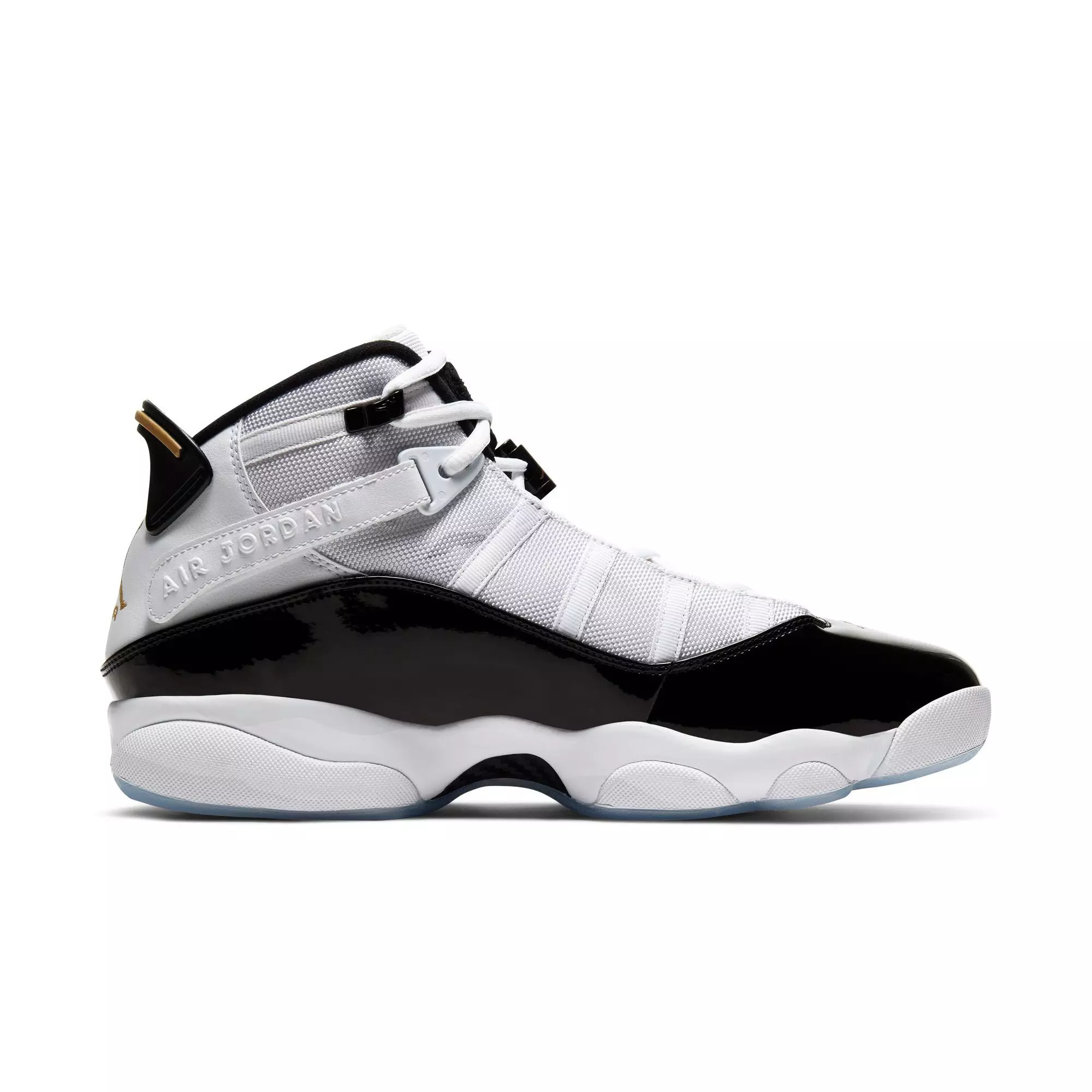 Jordan 6 Rings "White/Metallic Gold/Black Ice" Men's Shoe - WHITE/BLACK/GOLD